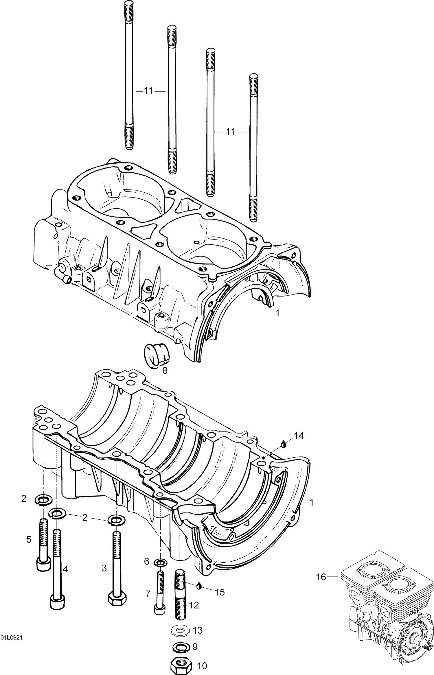 01- Crankcase