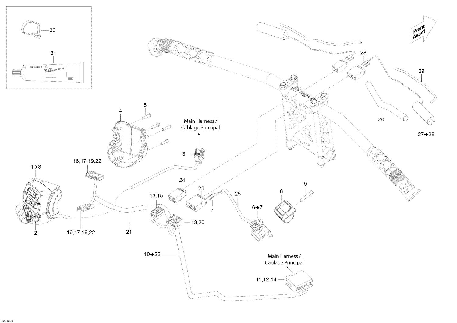 10- Steering Wiring Harness