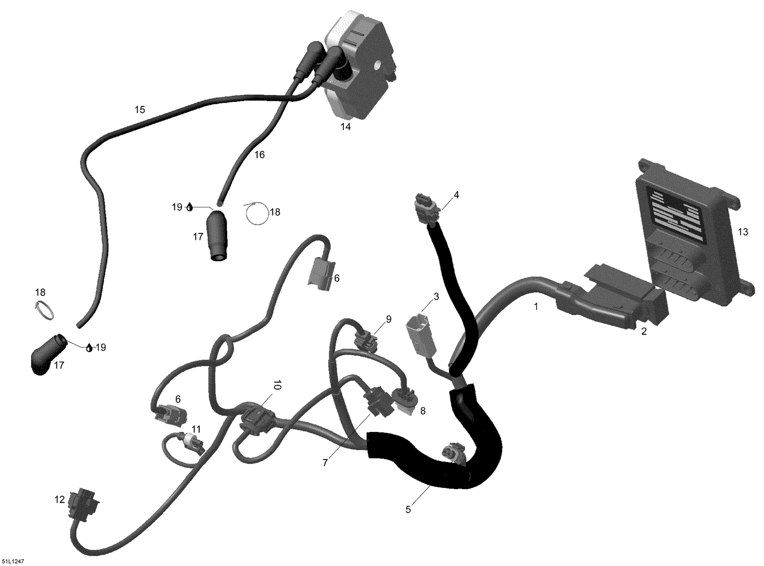 10- Engine Harness And Electronic Module