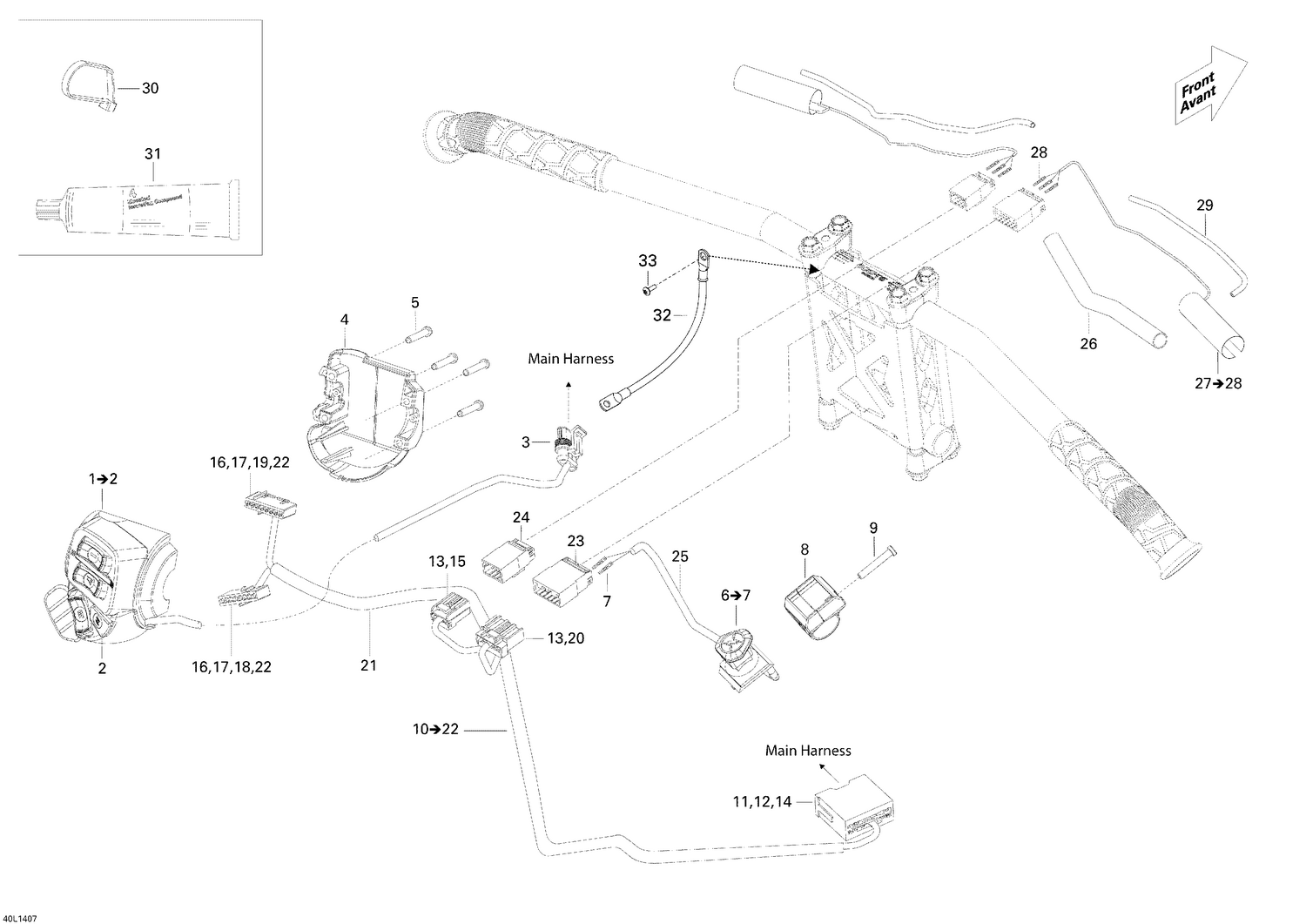 10- Steering Wiring Harness