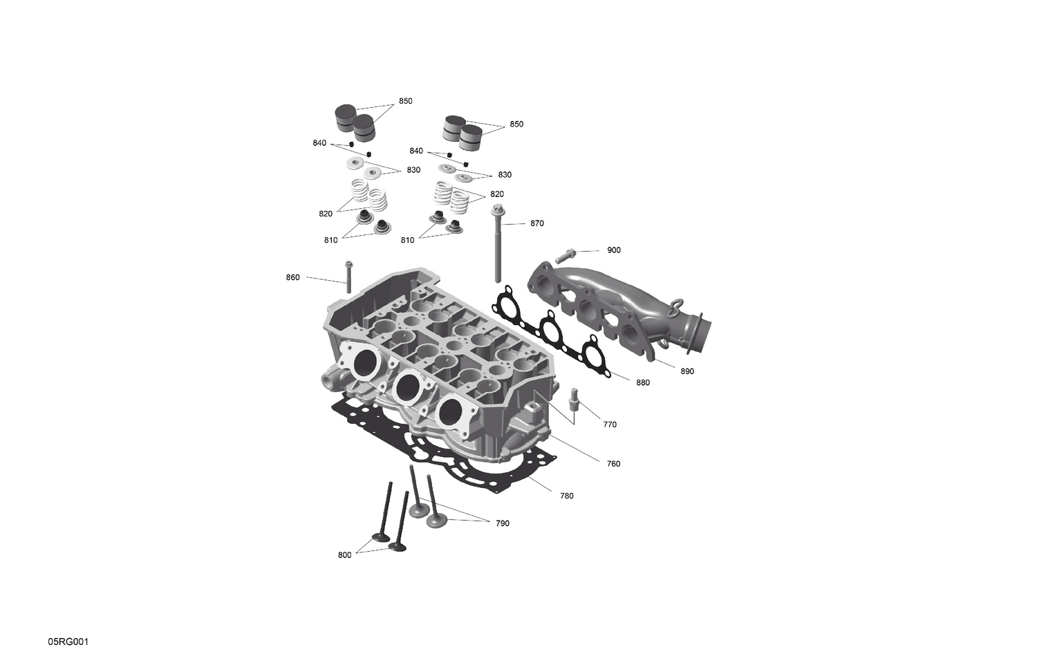 01- ROTAX - Cylinder Head