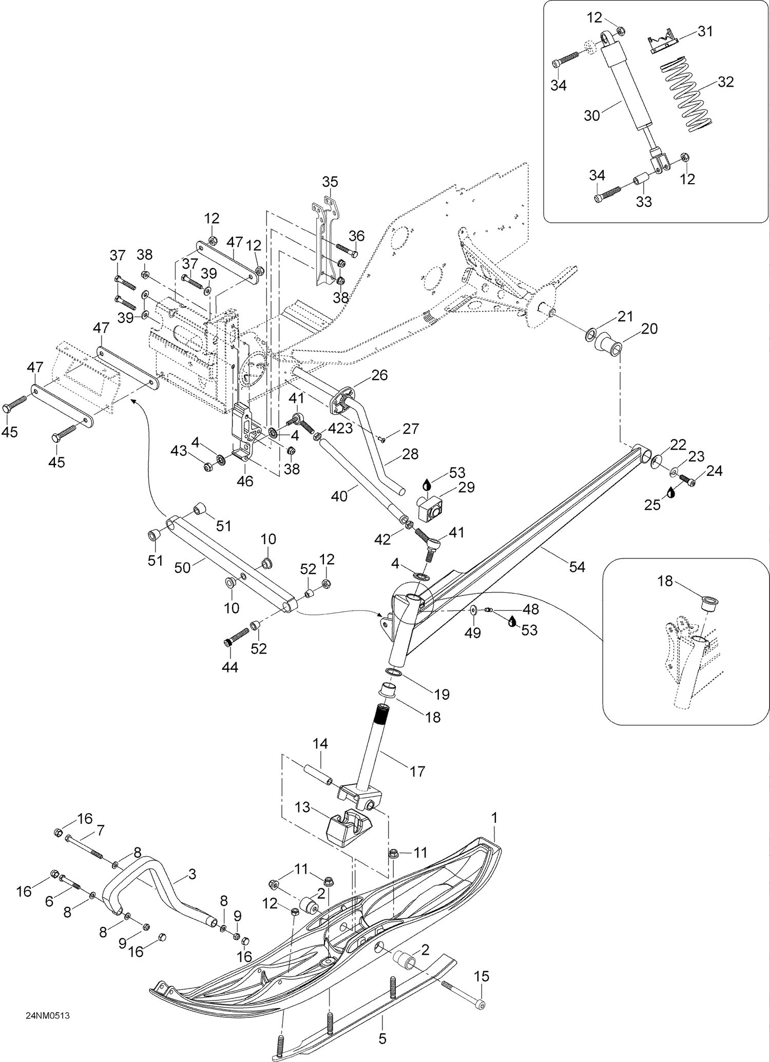 07- Front Suspension And Ski