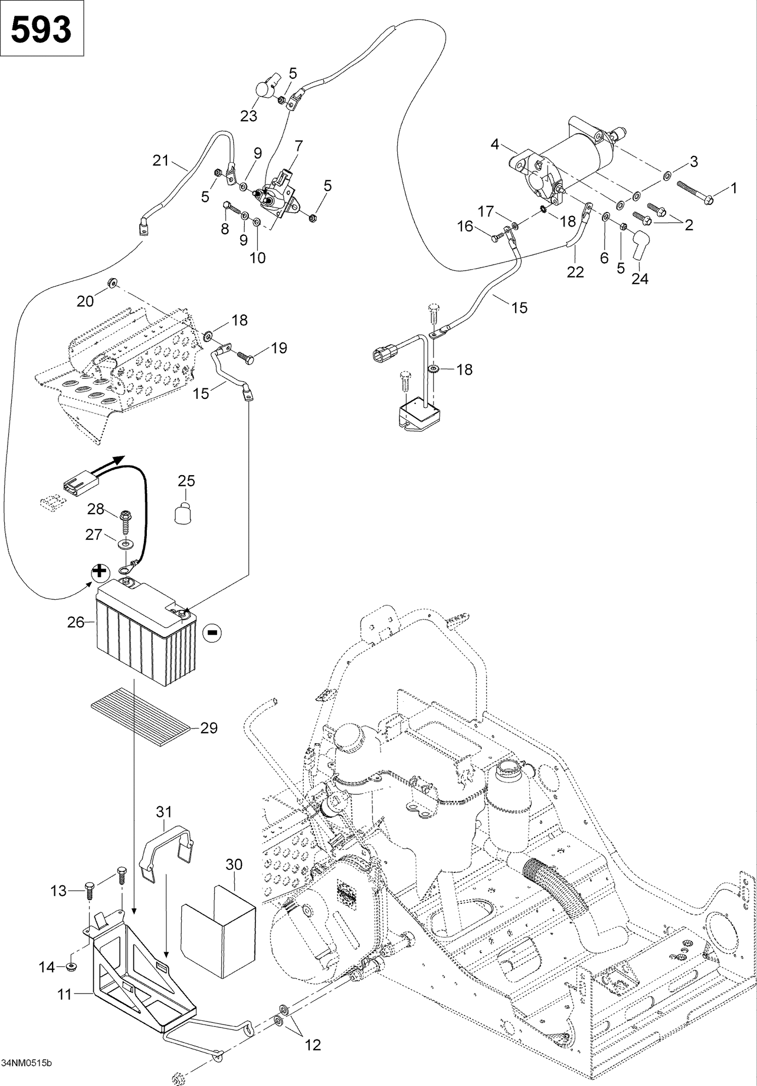 10- Battery And Starter, 600