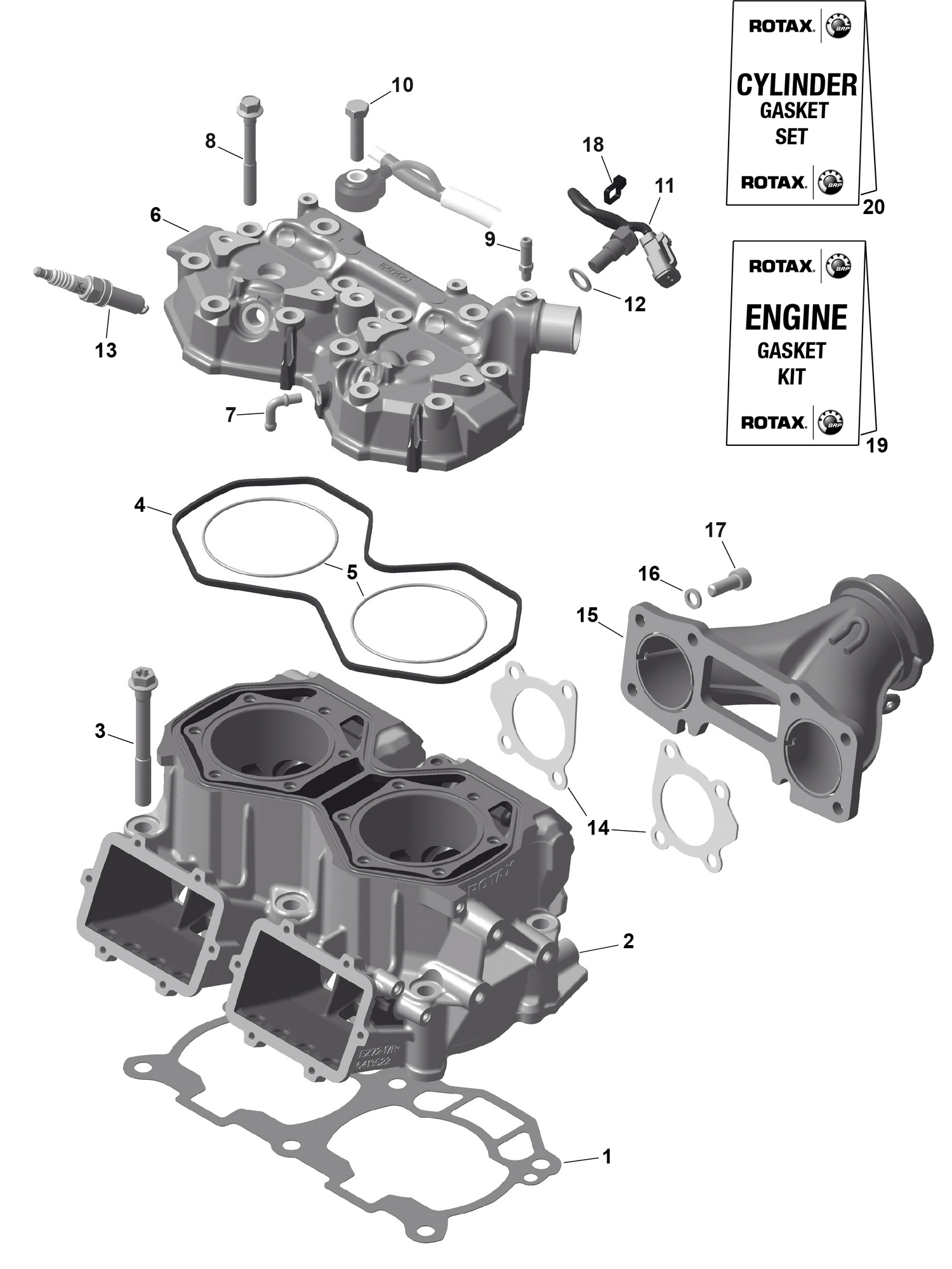 01- ROTAX - Cylinder