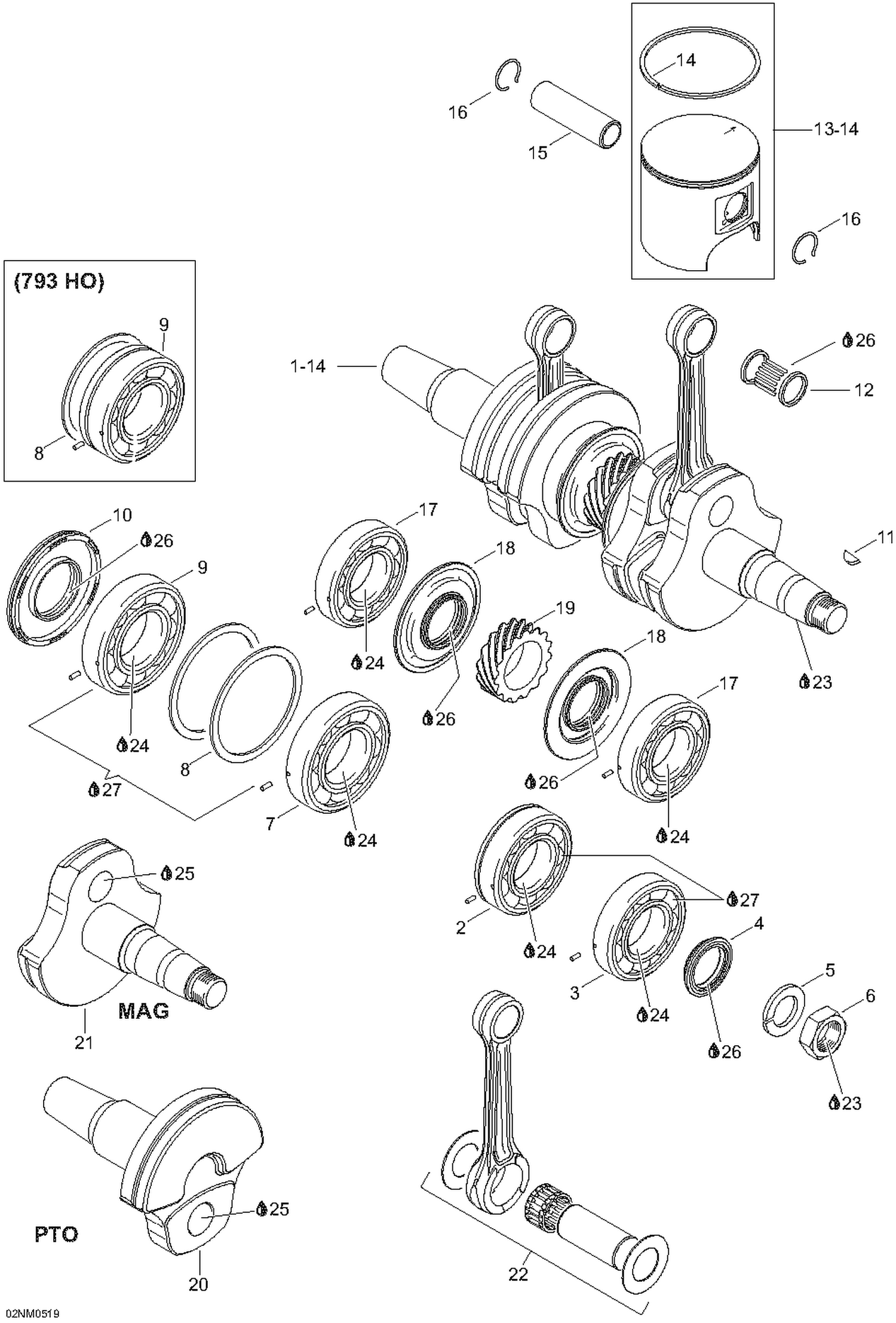 01- Crankshaft And Pistons
