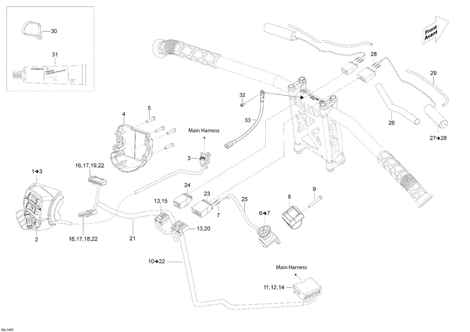 10- Steering Wiring Harness