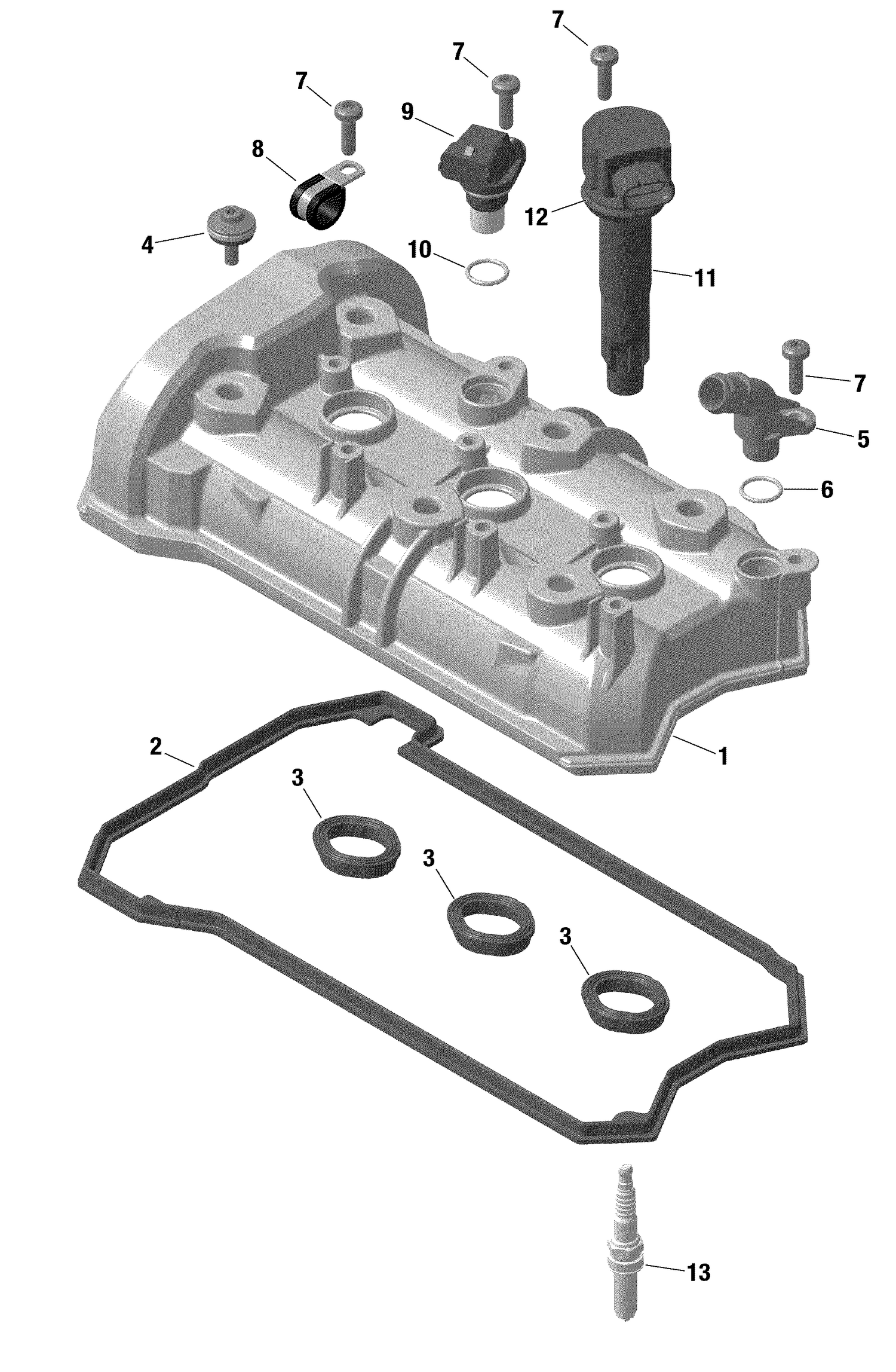 01- ROTAX - Valve Cover