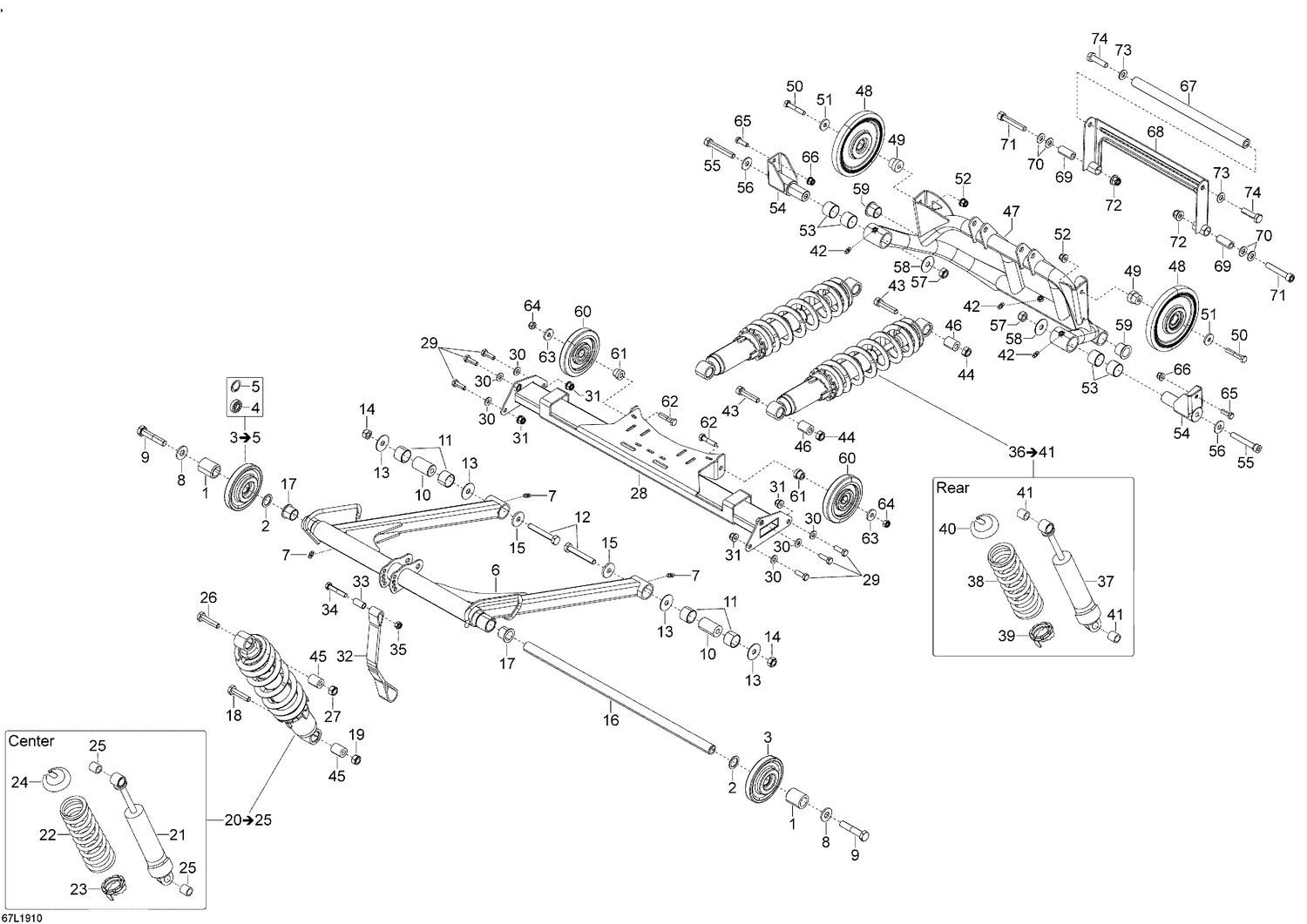 08- Rear Suspension - Upper Section
