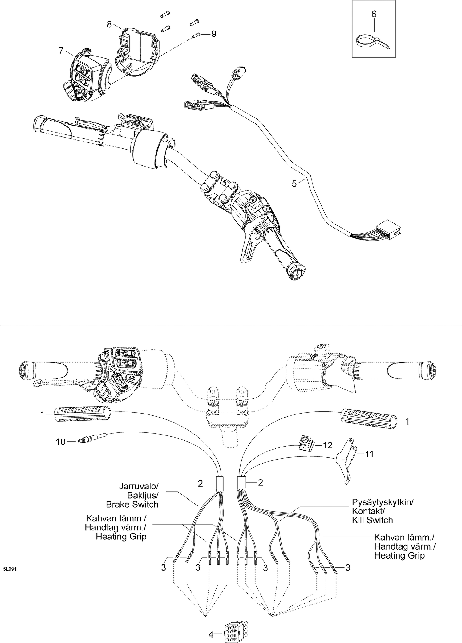 10- Steering harness