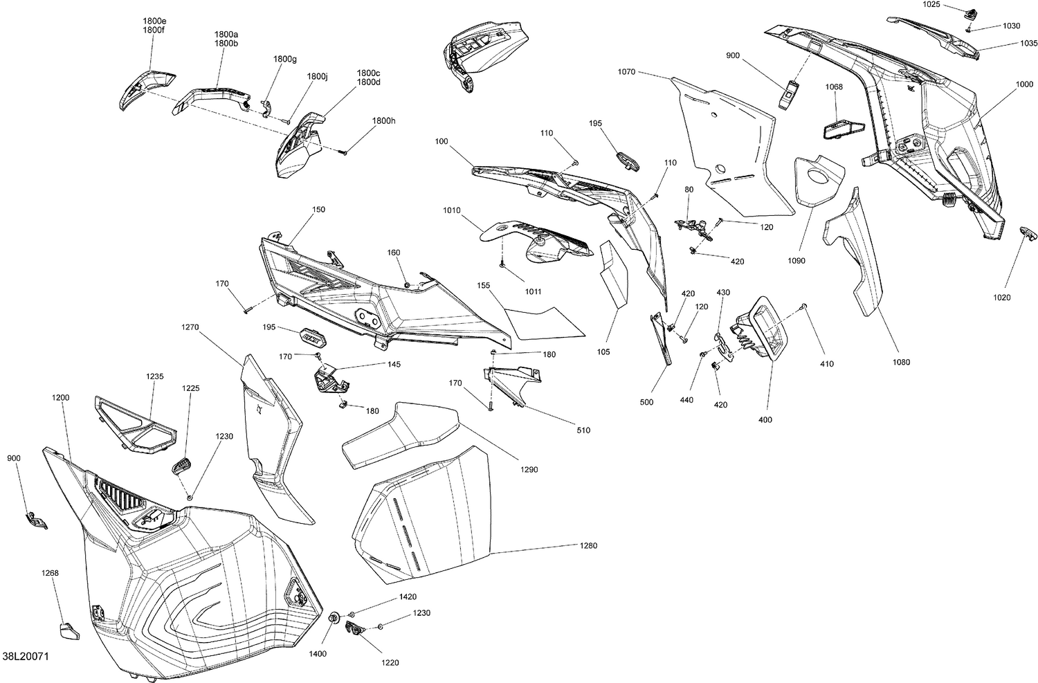 09- Body - Hood Section - RE - Side Part