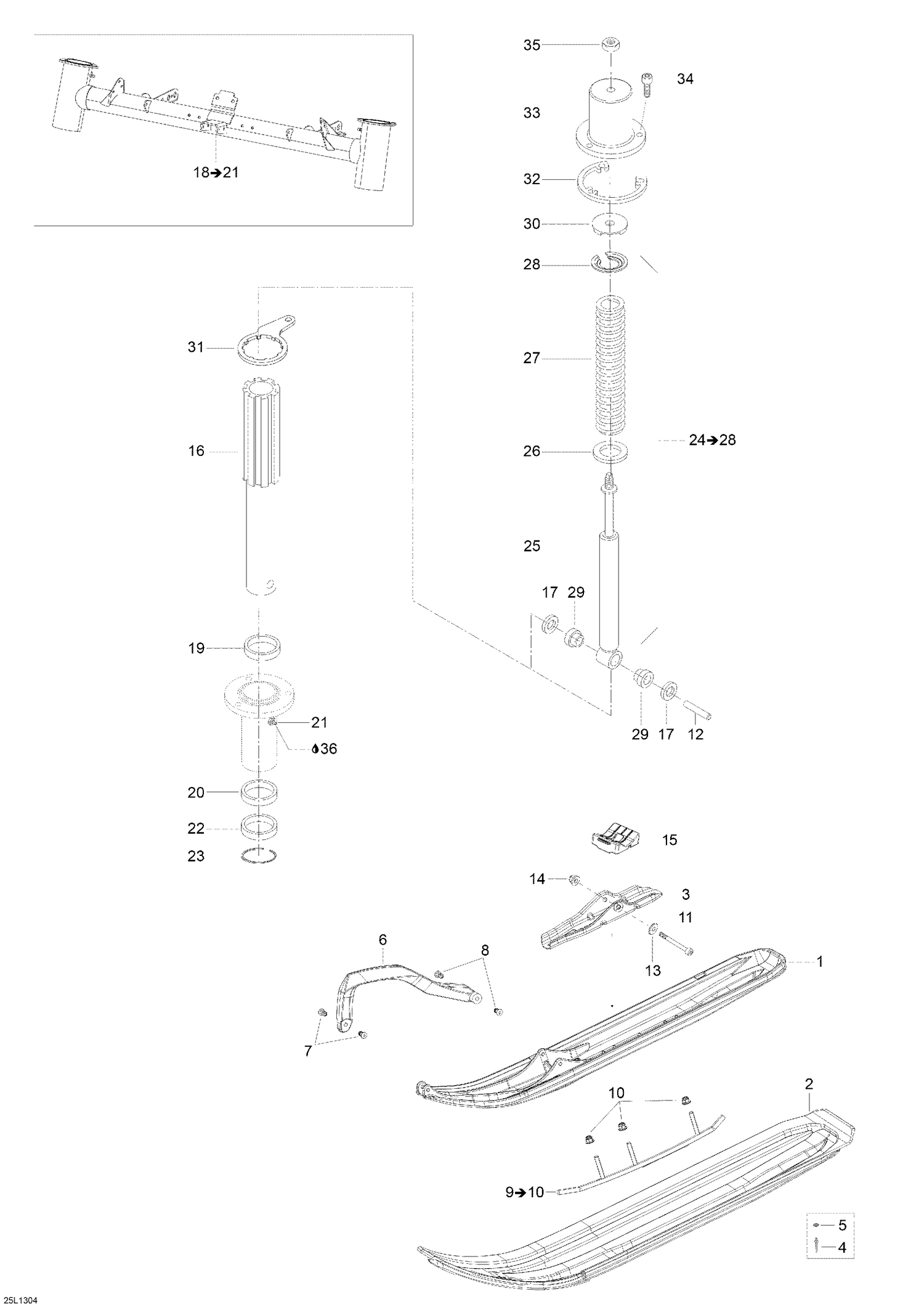 07- Front Suspension And Ski