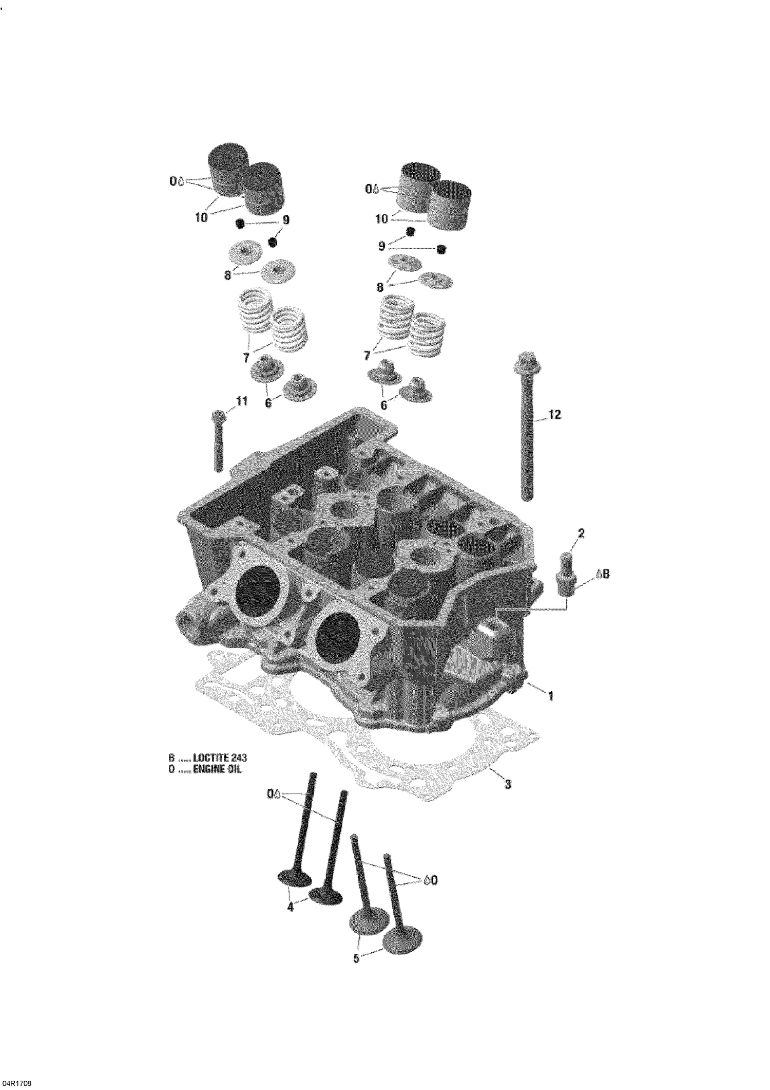 01- Cylinder Head And Exhaust Manifold - 600 ACE