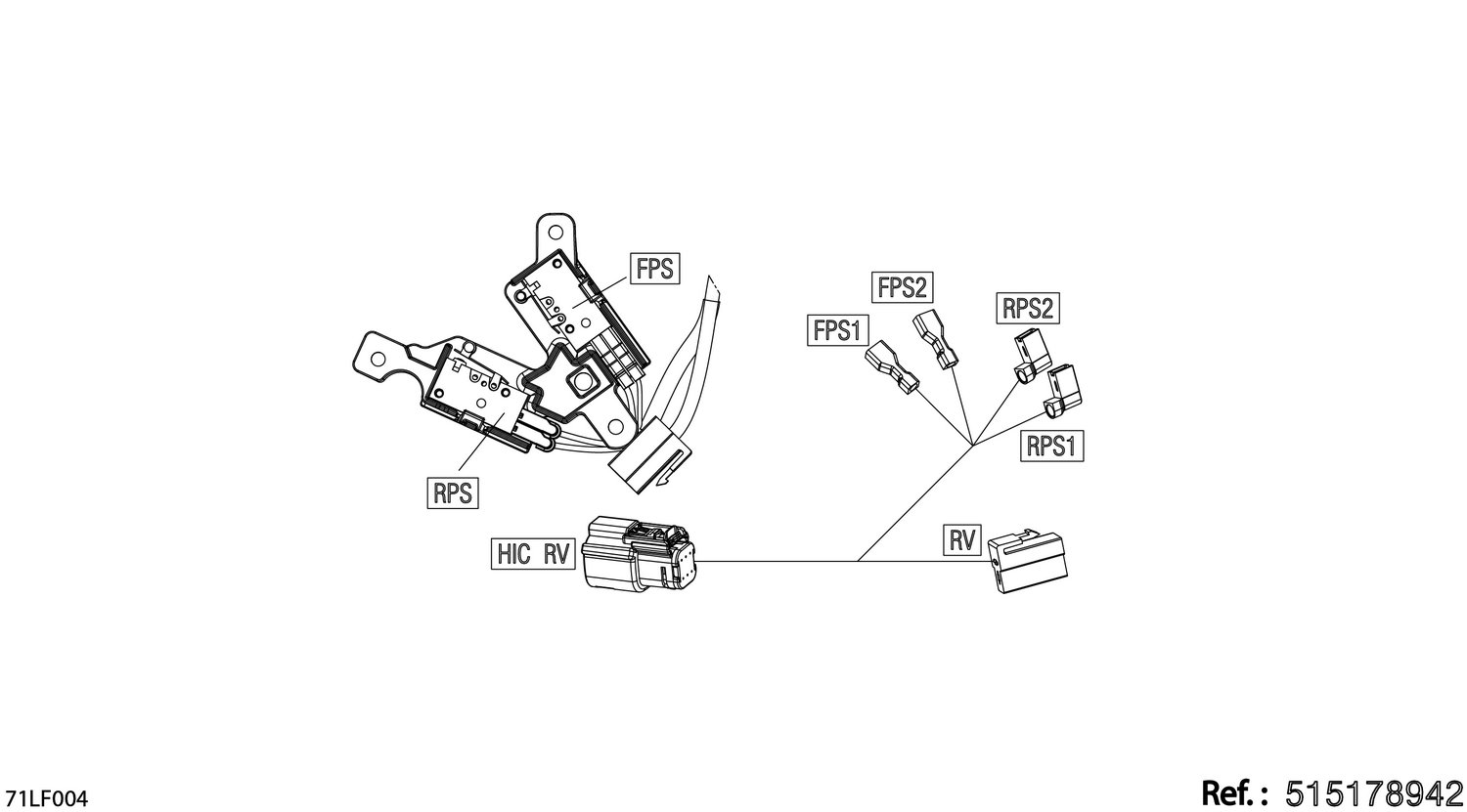 08- Electric - Reverse Wiring Harness - 515178942