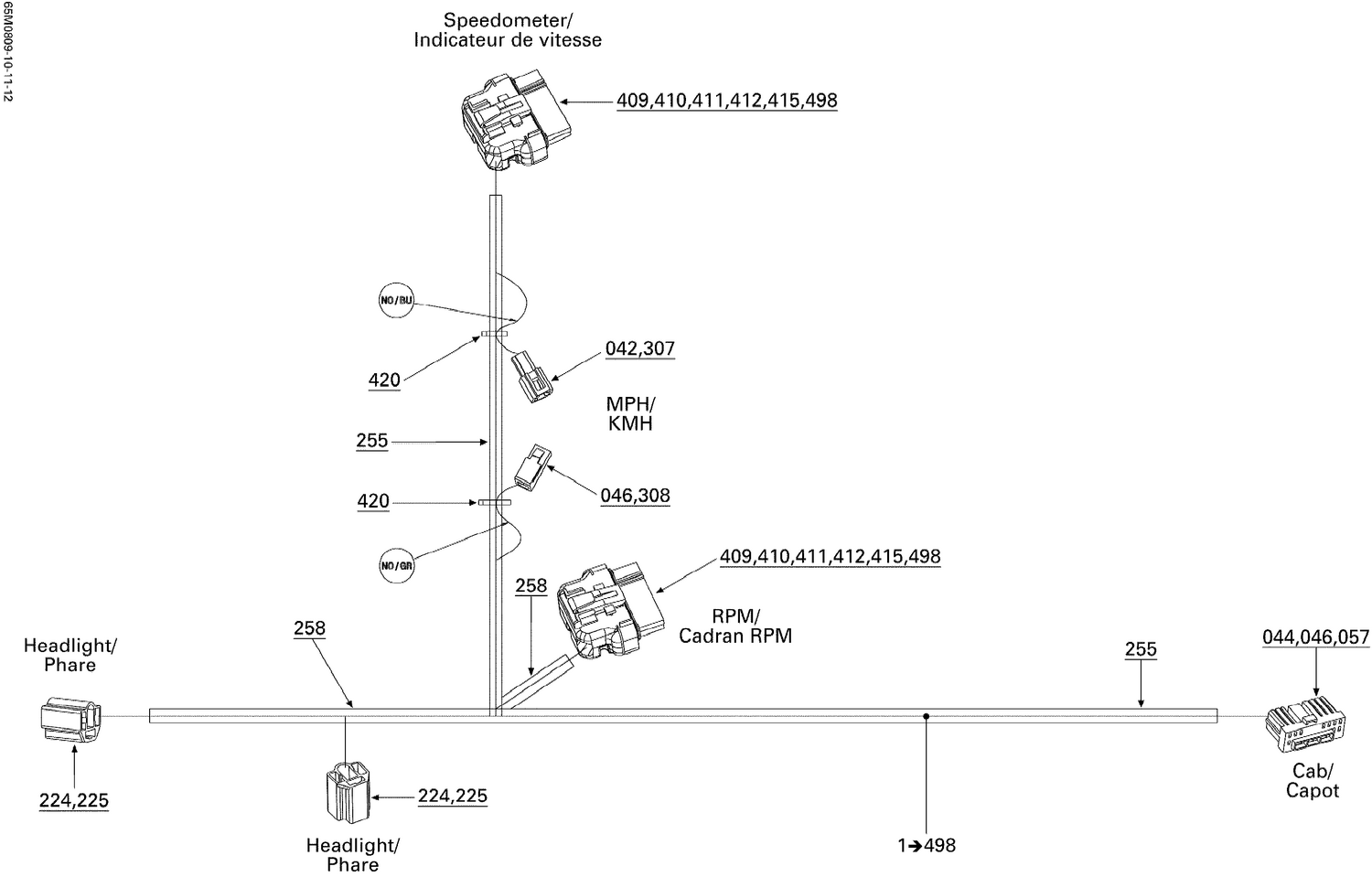 10- Electrical Harness, Hood