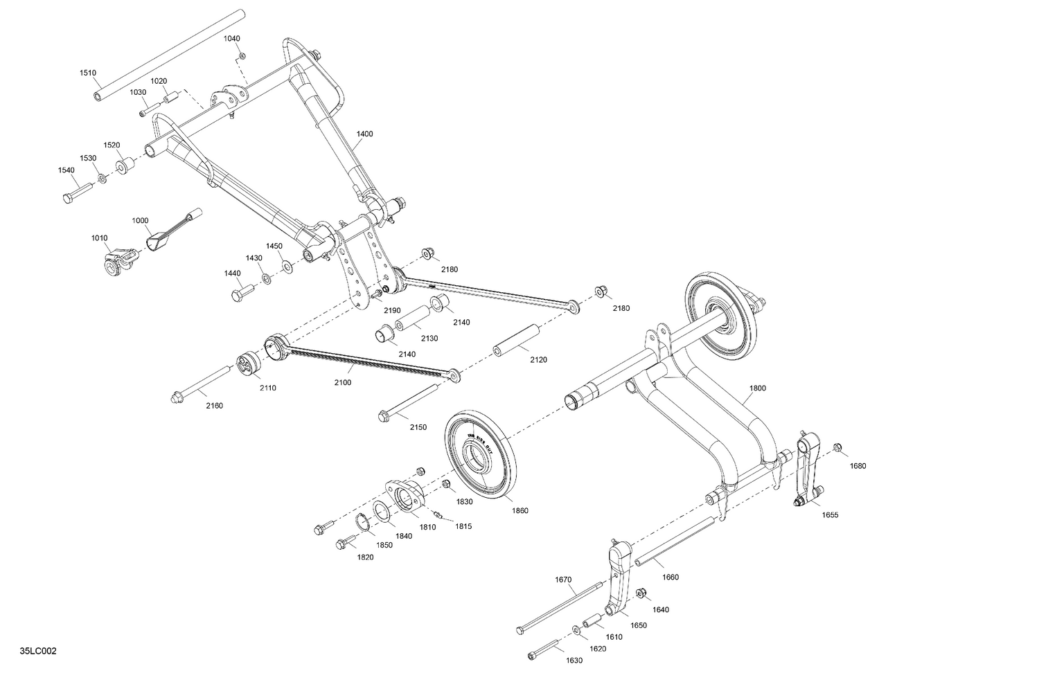 05- Suspension - Rear - Upper Section - Without Rear Arm Adjustment