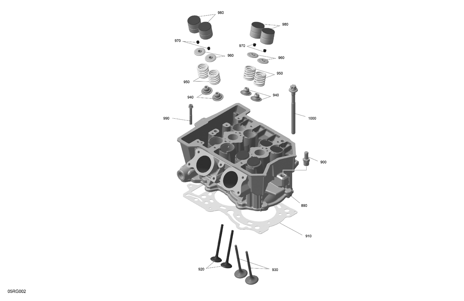 01- ROTAX - Cylinder Head