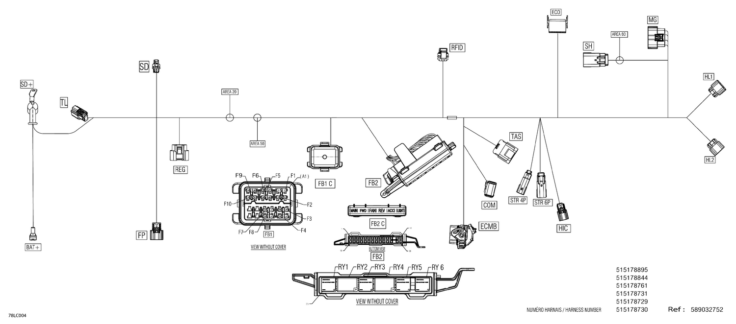08- Electric - Main Harness - 515178729
