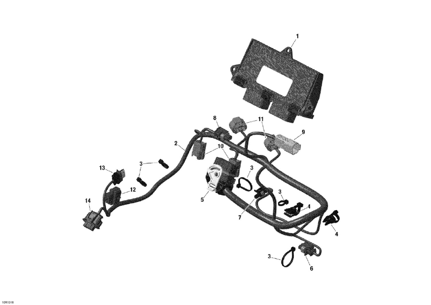 10- Engine Harness And Electronic Module