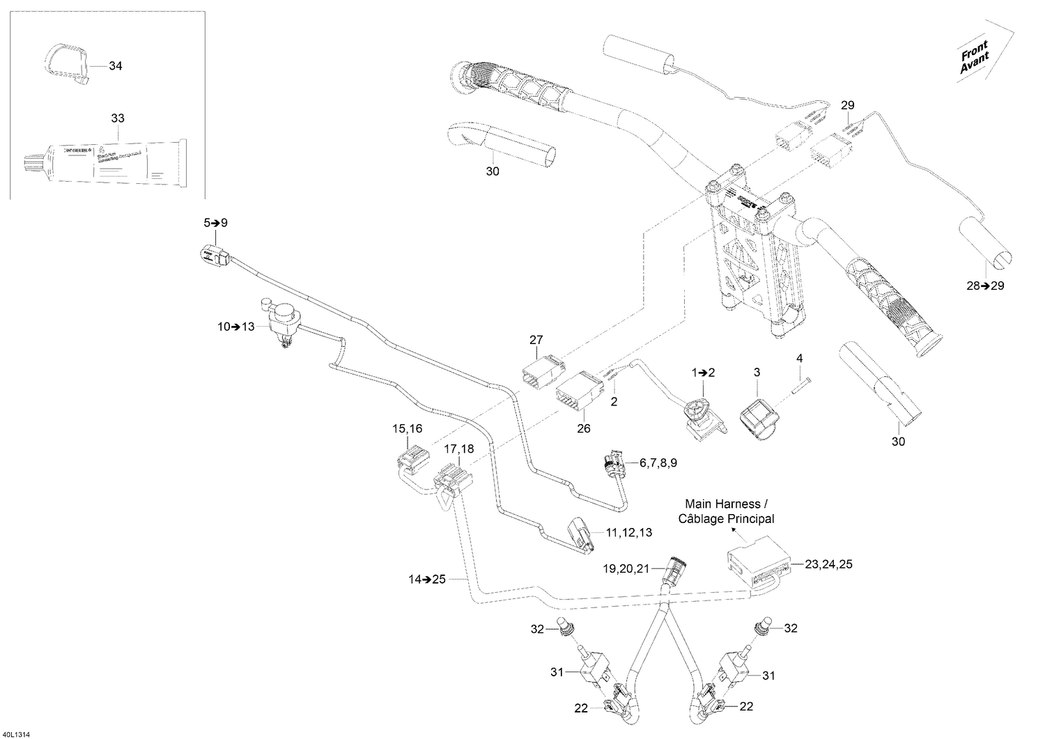 10- Steering Wiring Harness