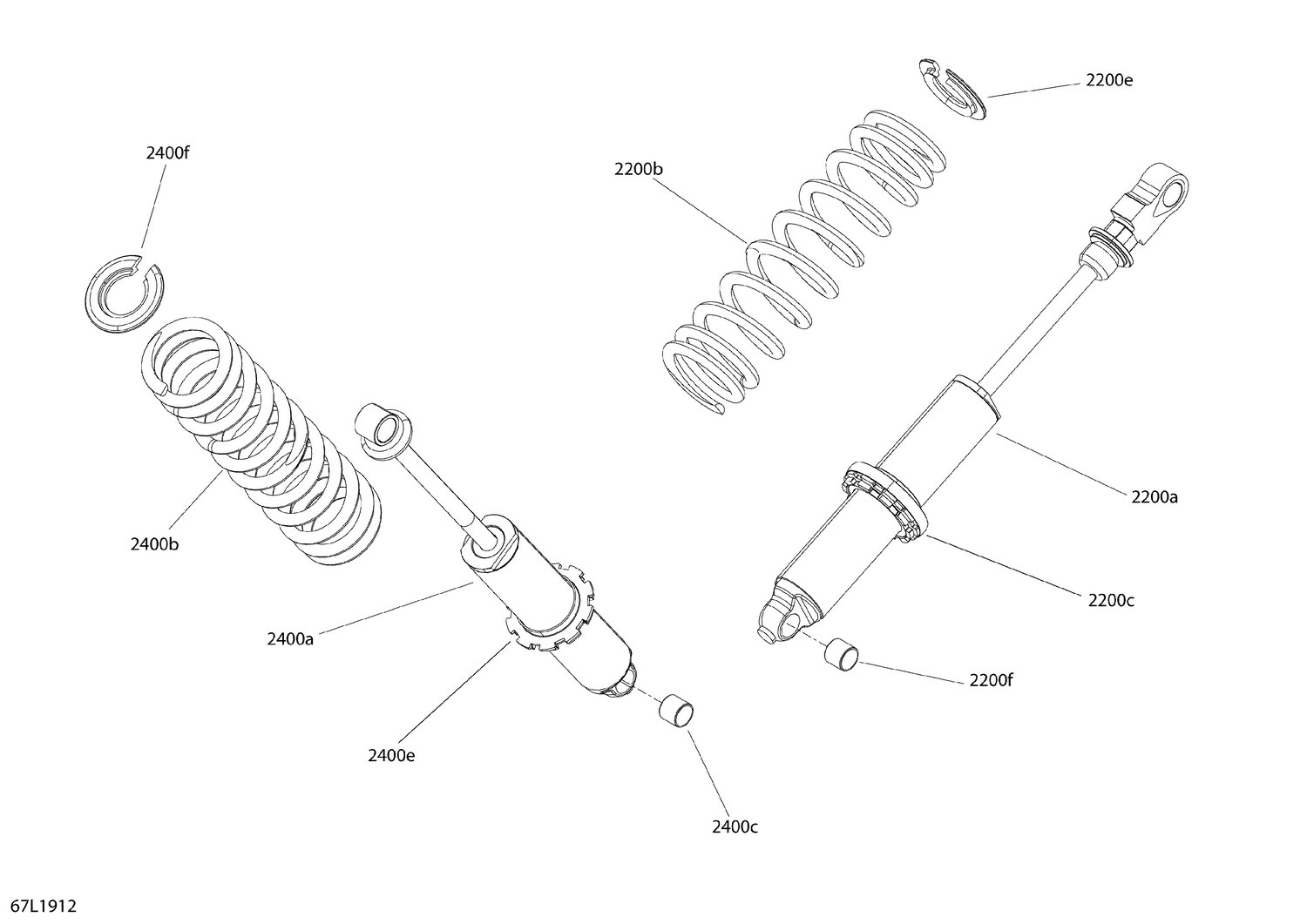 08- Rear Shocks - LTD - STD