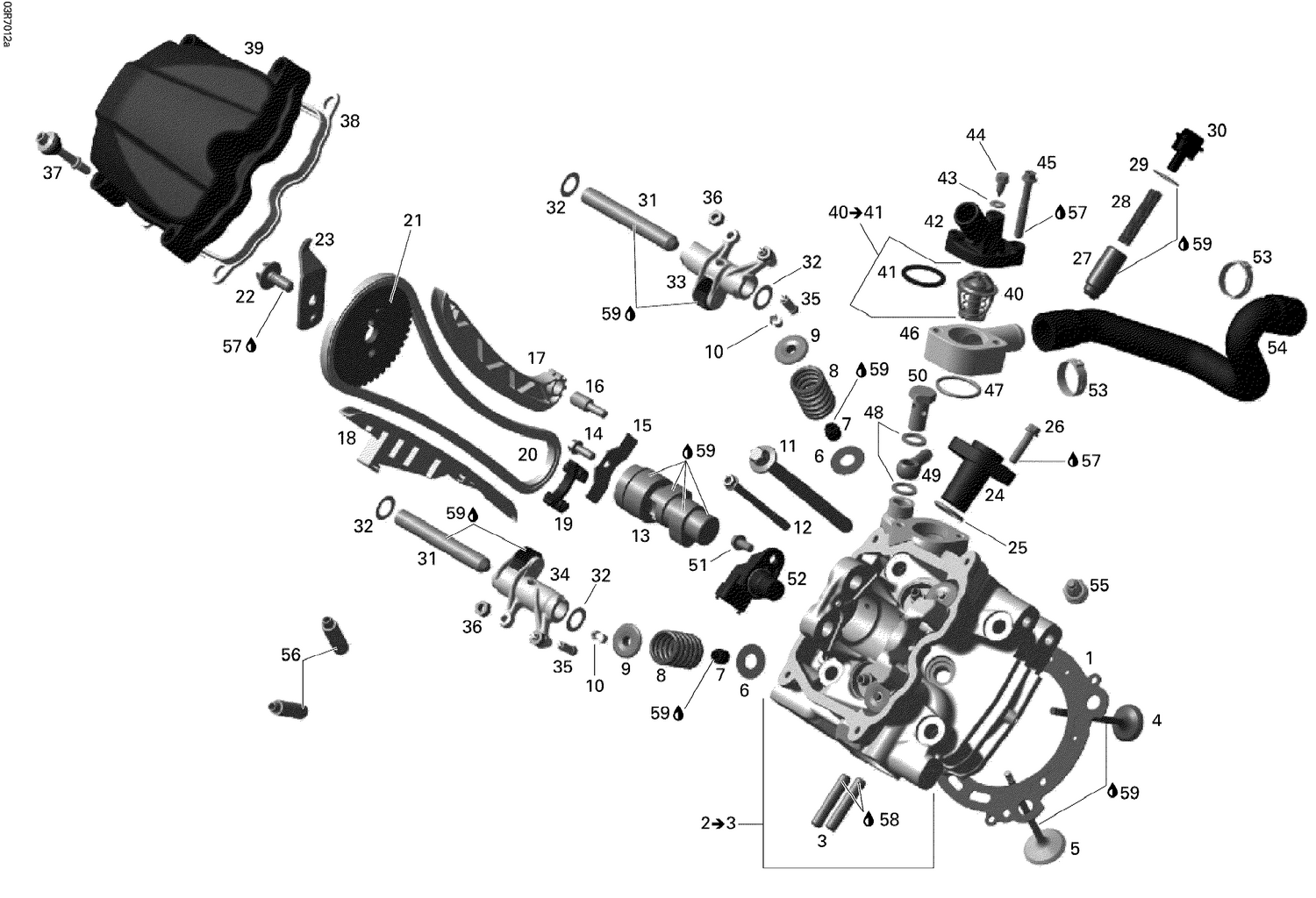 01- Cylinder Head, Front