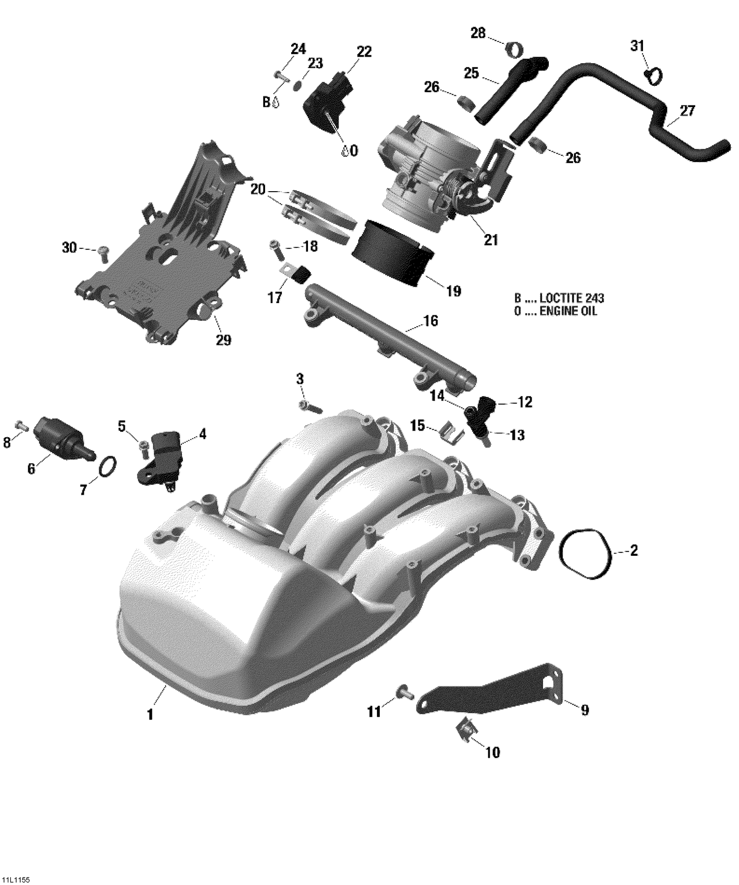 02- Air Intake Manifold And Throttle Body