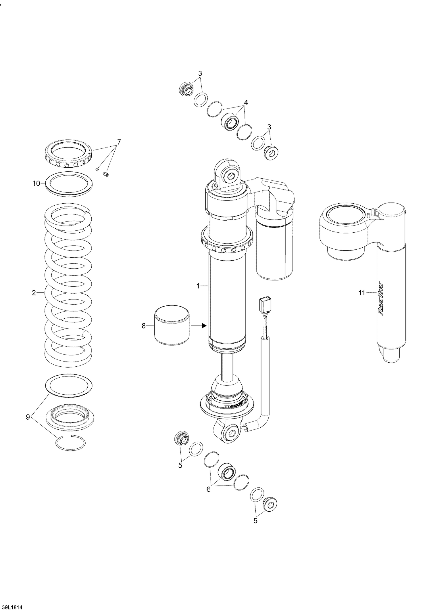 08- Rear Suspension XTRIM - 600HO E-TEC