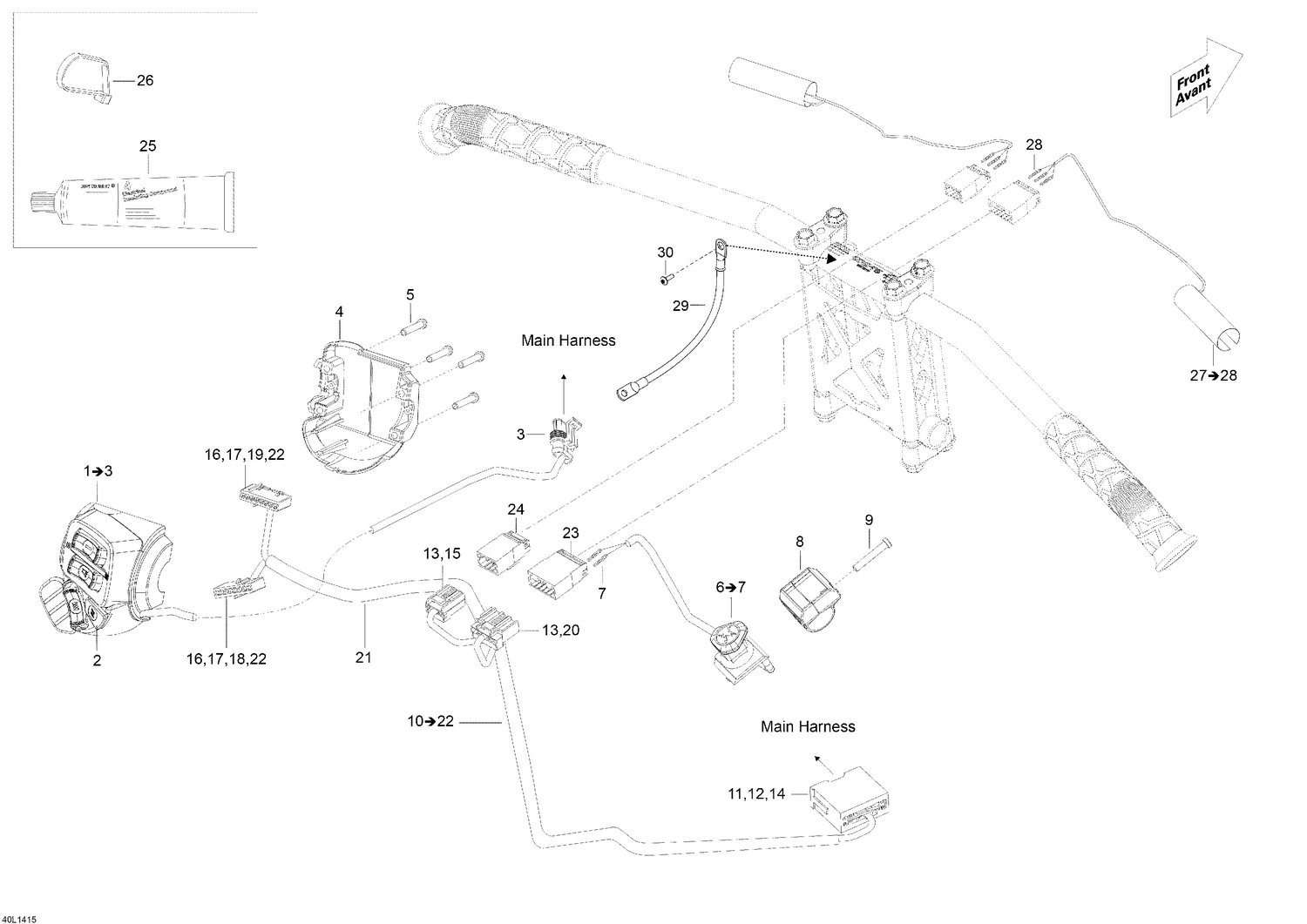 10- Steering Wiring Harness