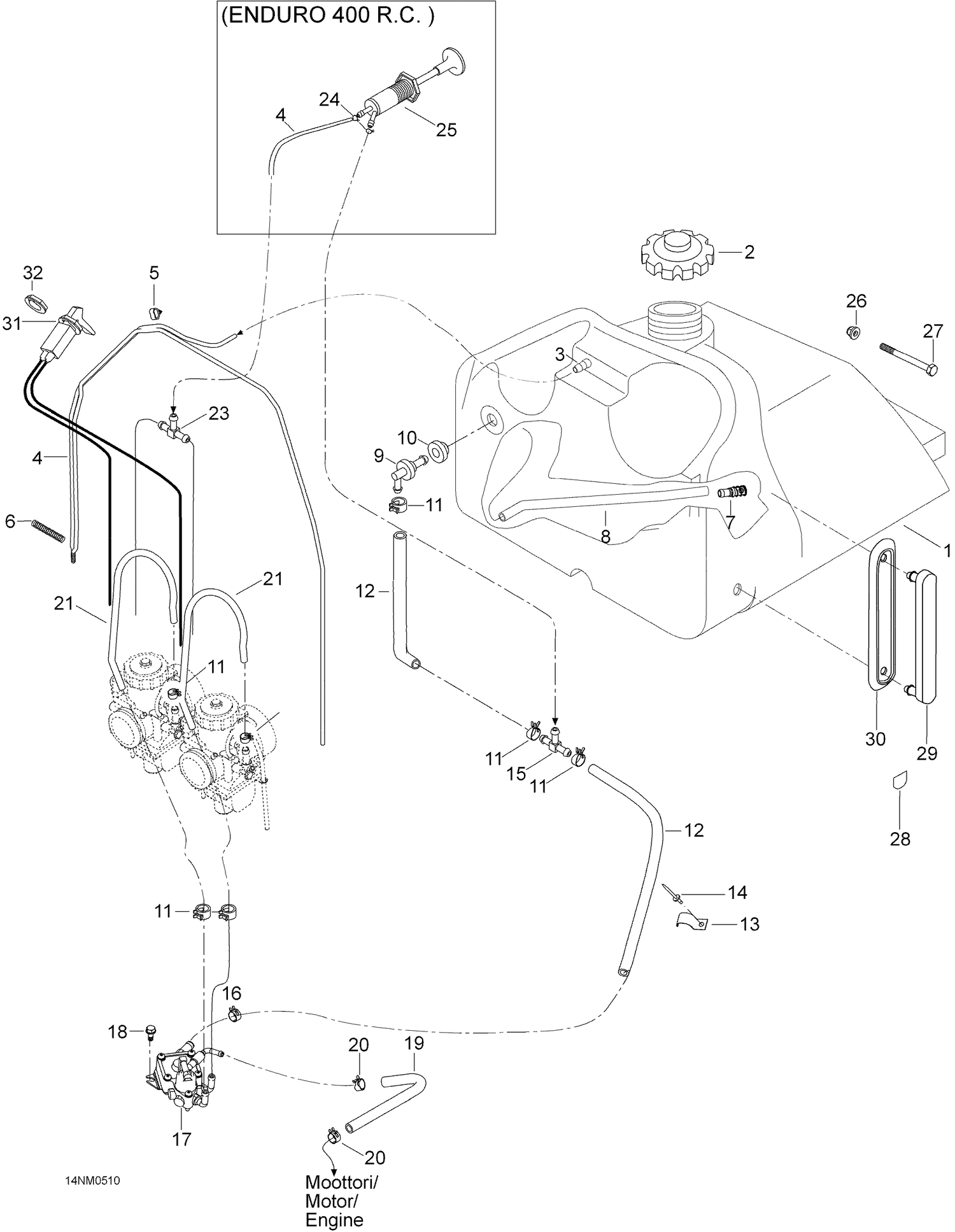 02- Fuel System, 400RC