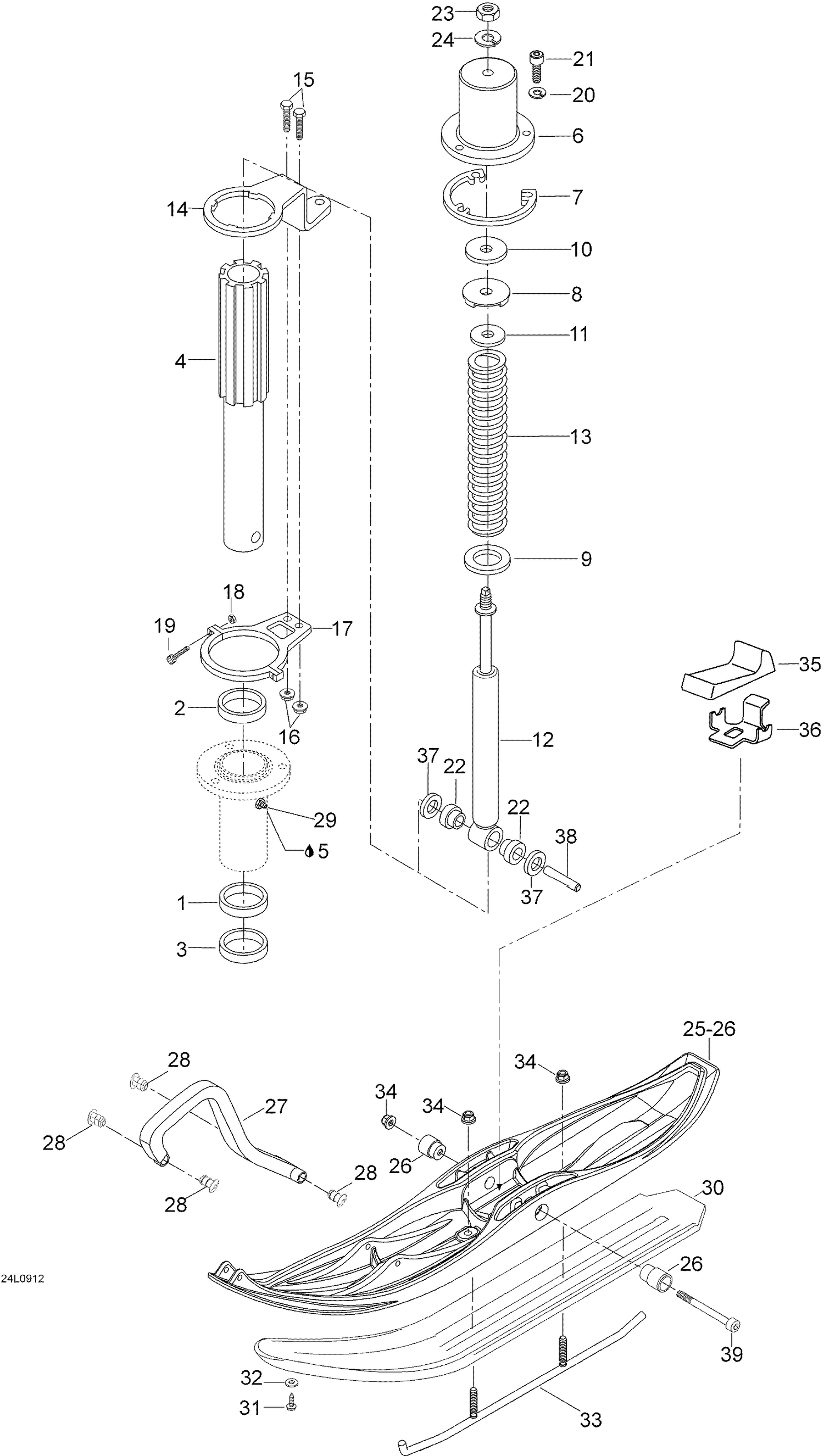 07- Front Suspension And Ski