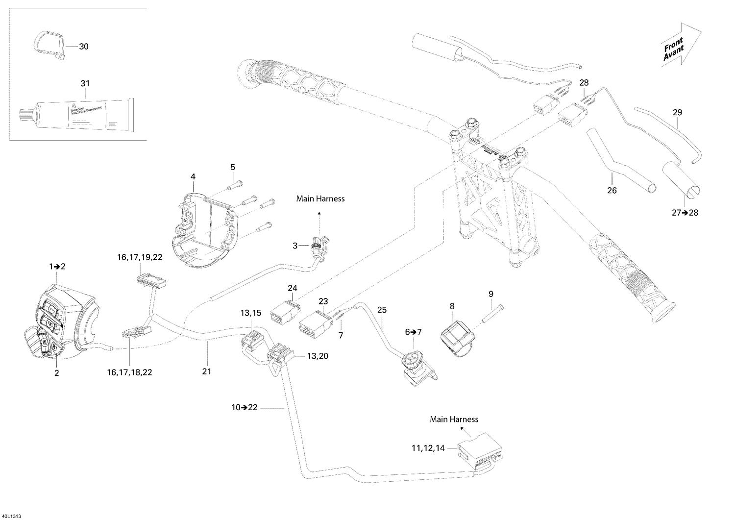 10- Steering Wiring Harness