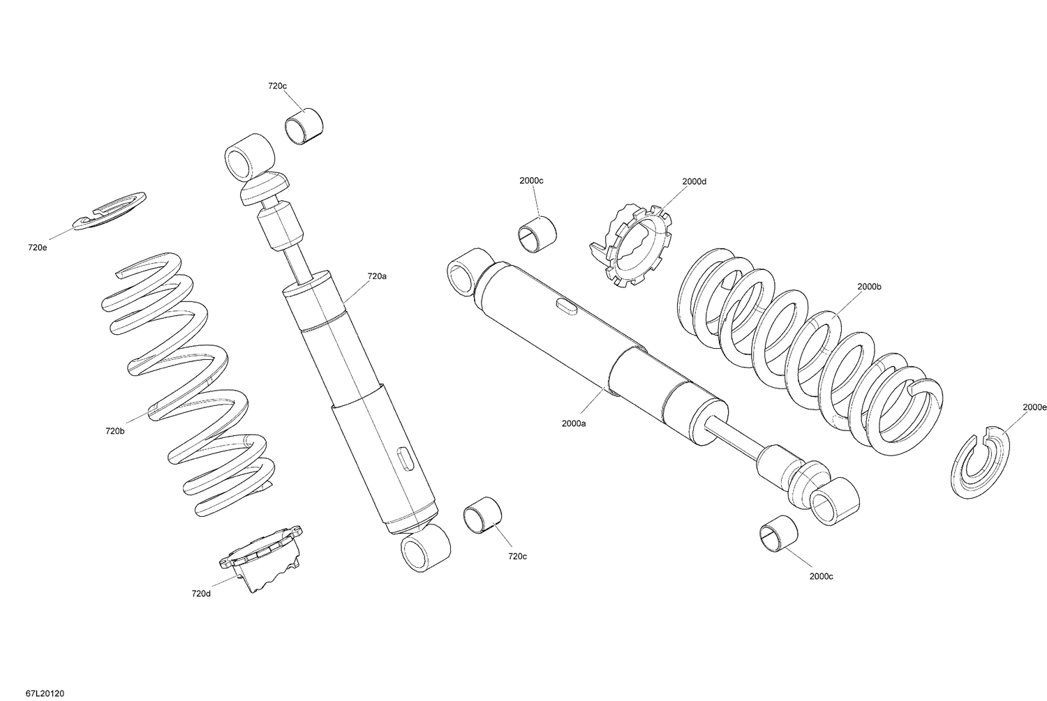 08- Suspension, Rear - Shocks - STD - PRO