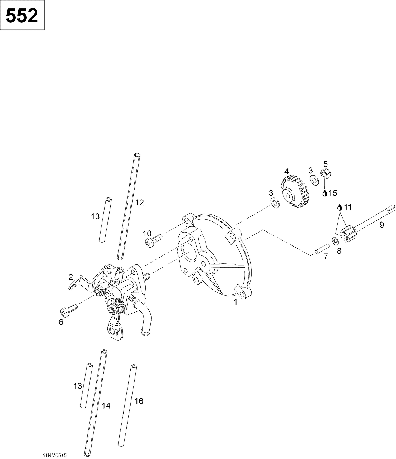 02- Oil Pump 552