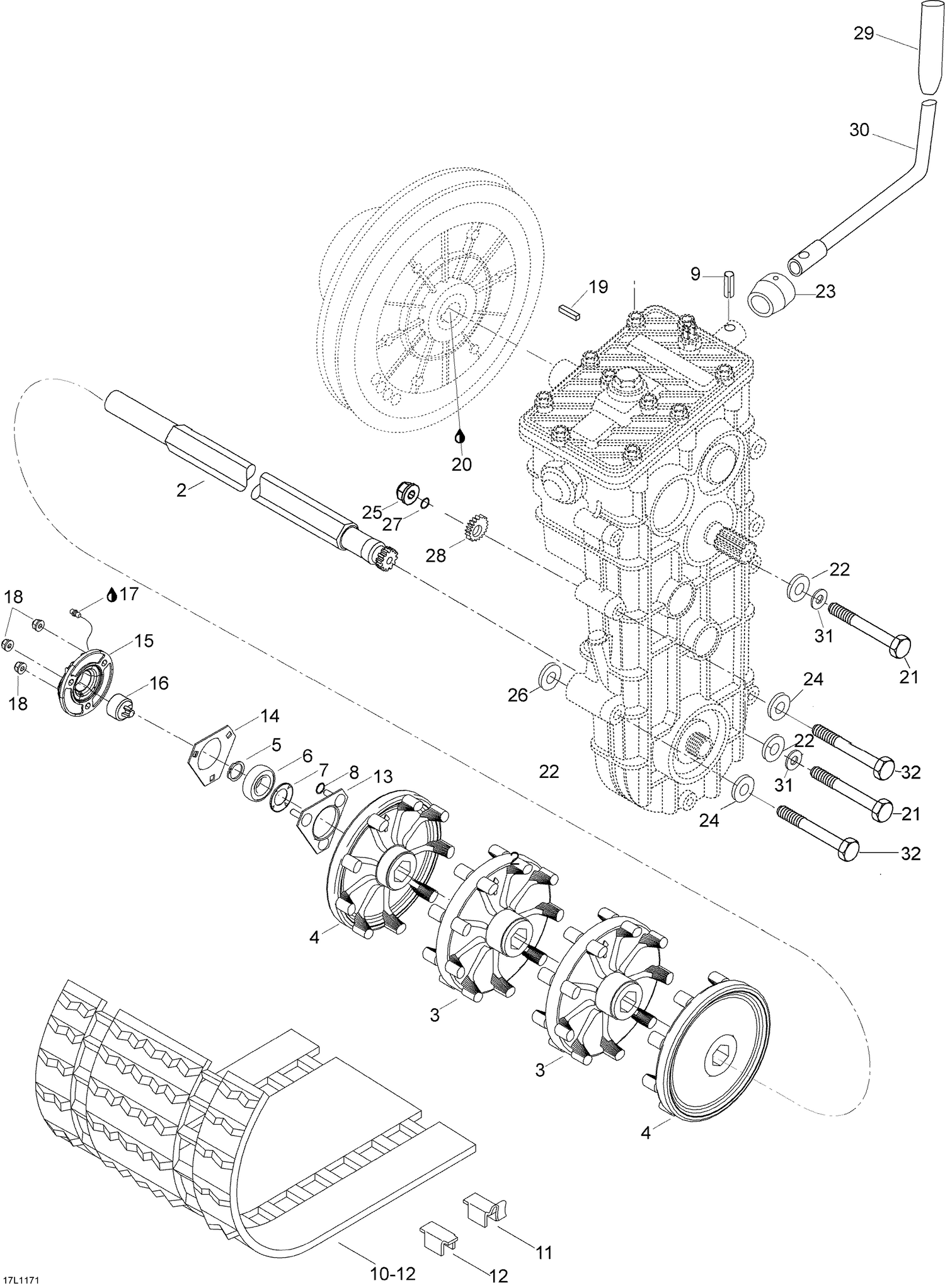 05- Drive Axle And Track