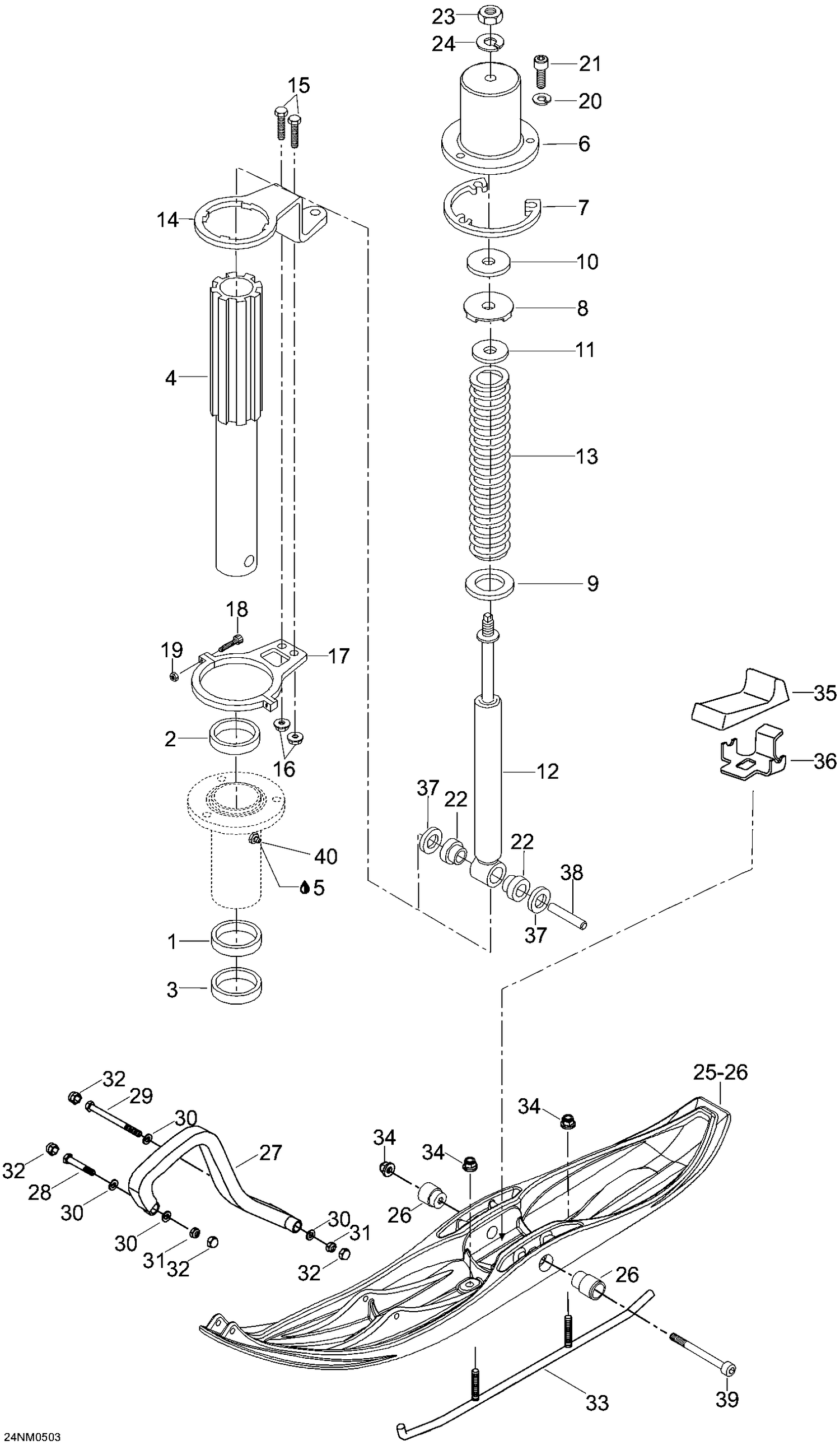 07- Front Suspension And Ski