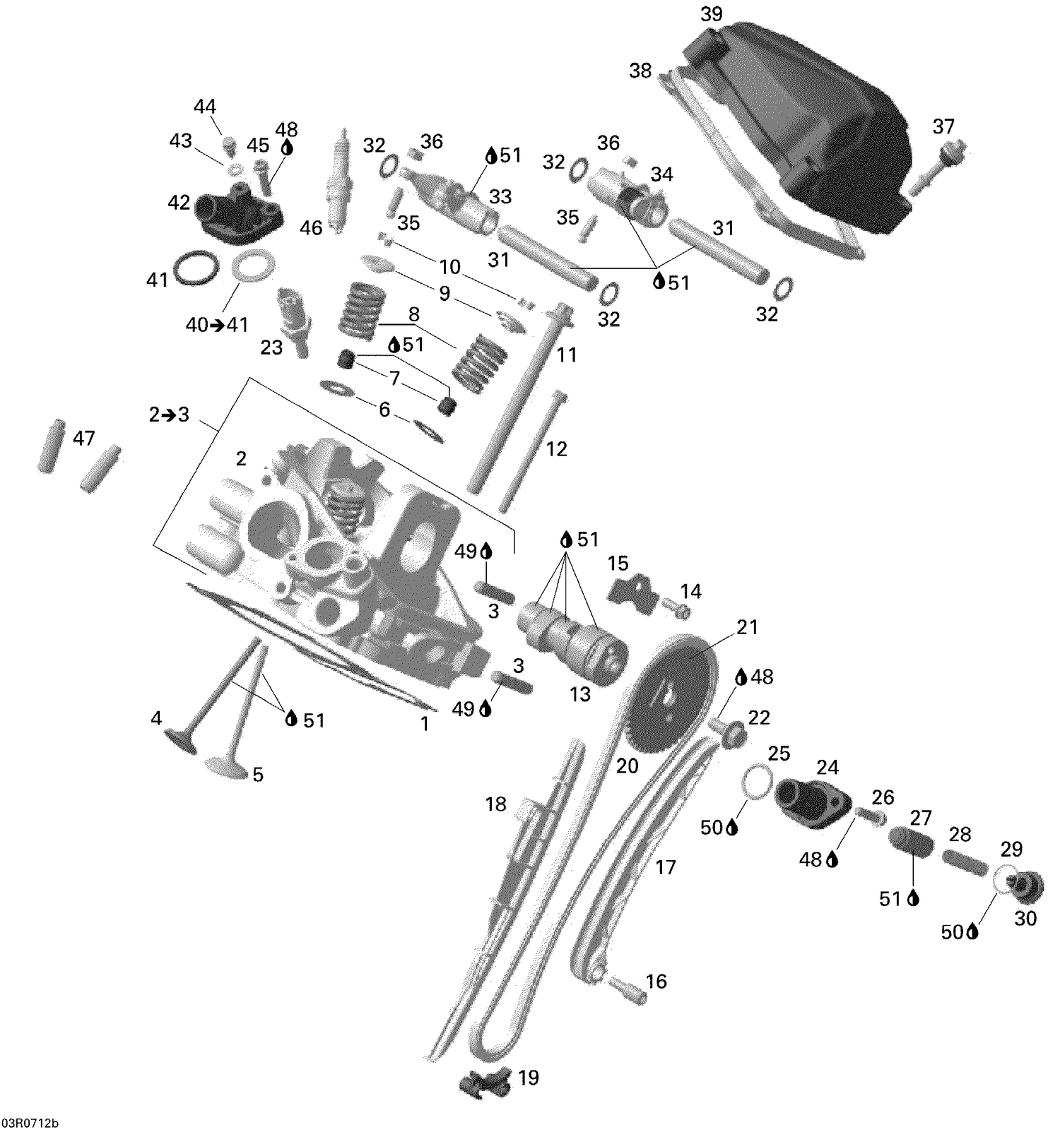 01- Cylinder Head, Rear