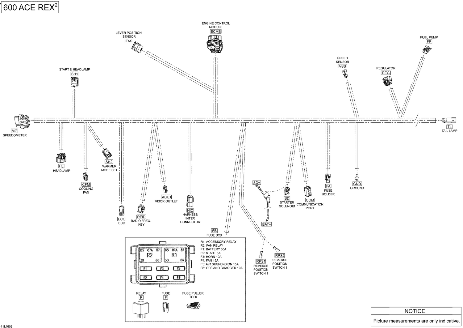 10- Electrical Harness - 600 ACE