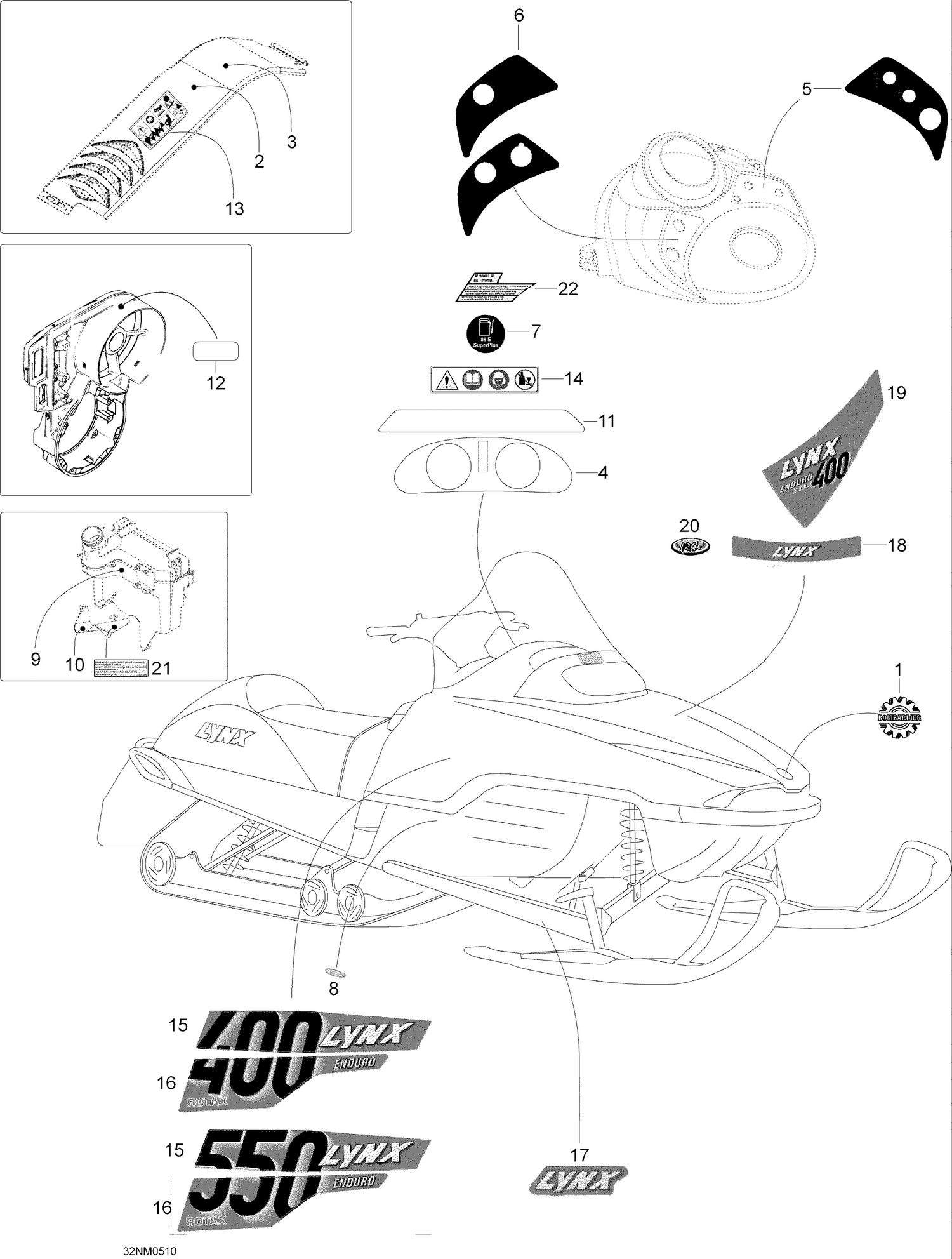 09- Decals, 400RC