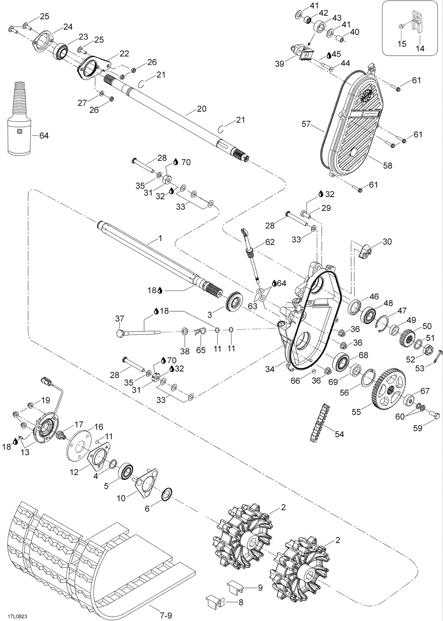 05- Drive Axle And Track