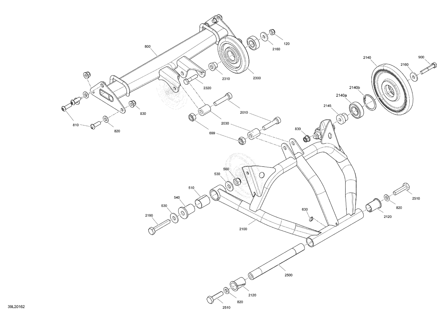 08- Suspension, Rear - Upper Section - RE 3700