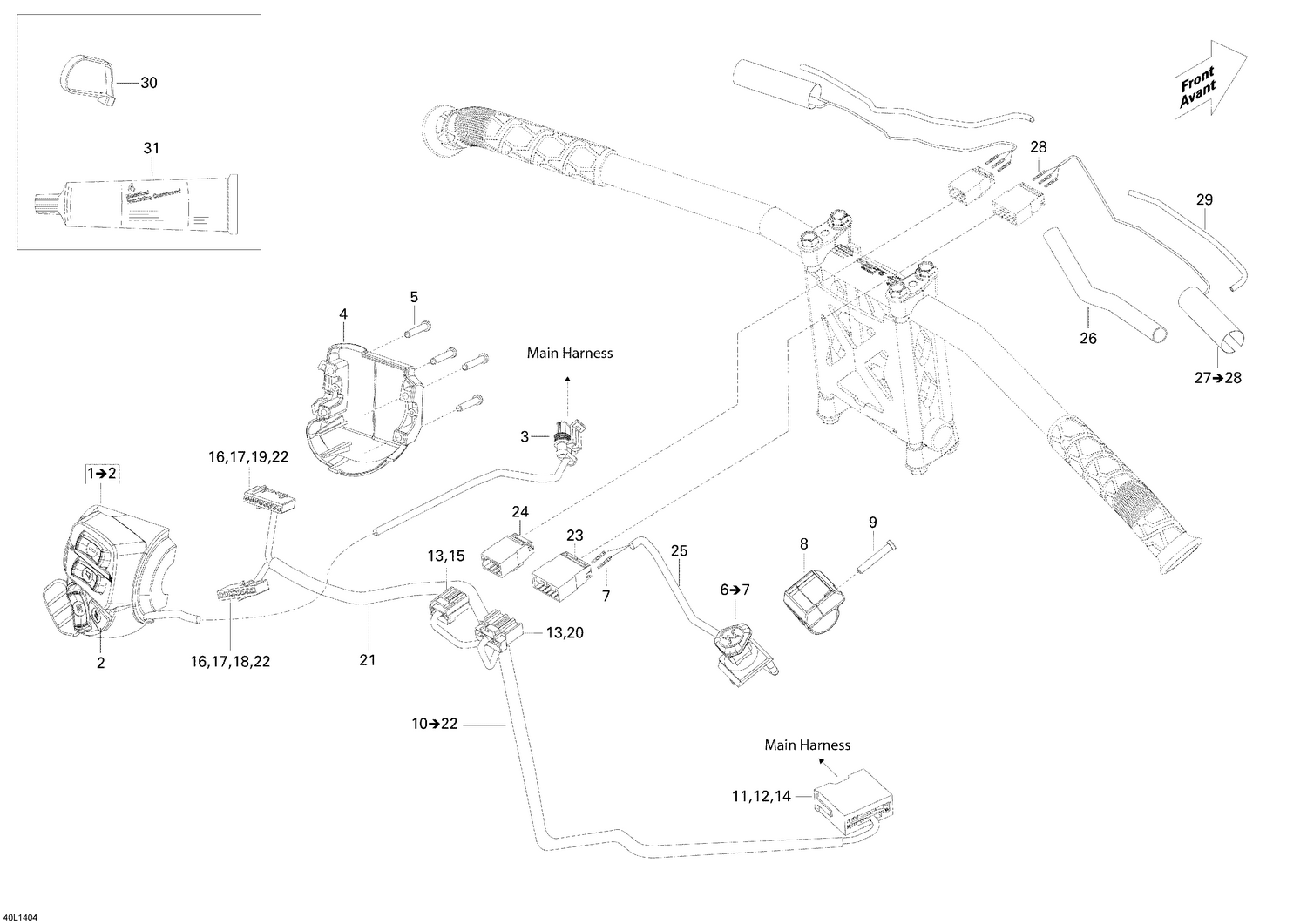 10- Steering Wiring Harness