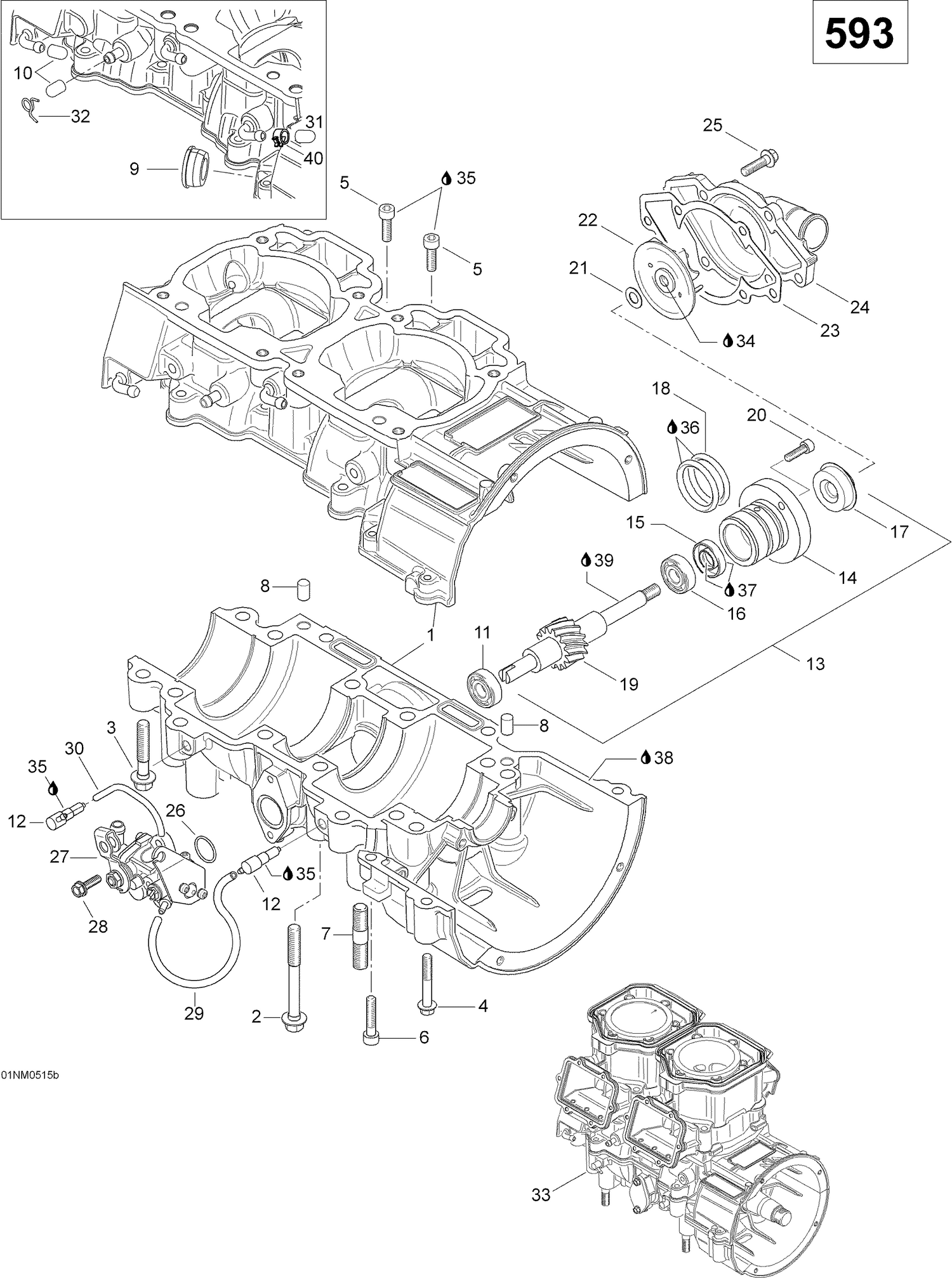 01- Crankcase, 593