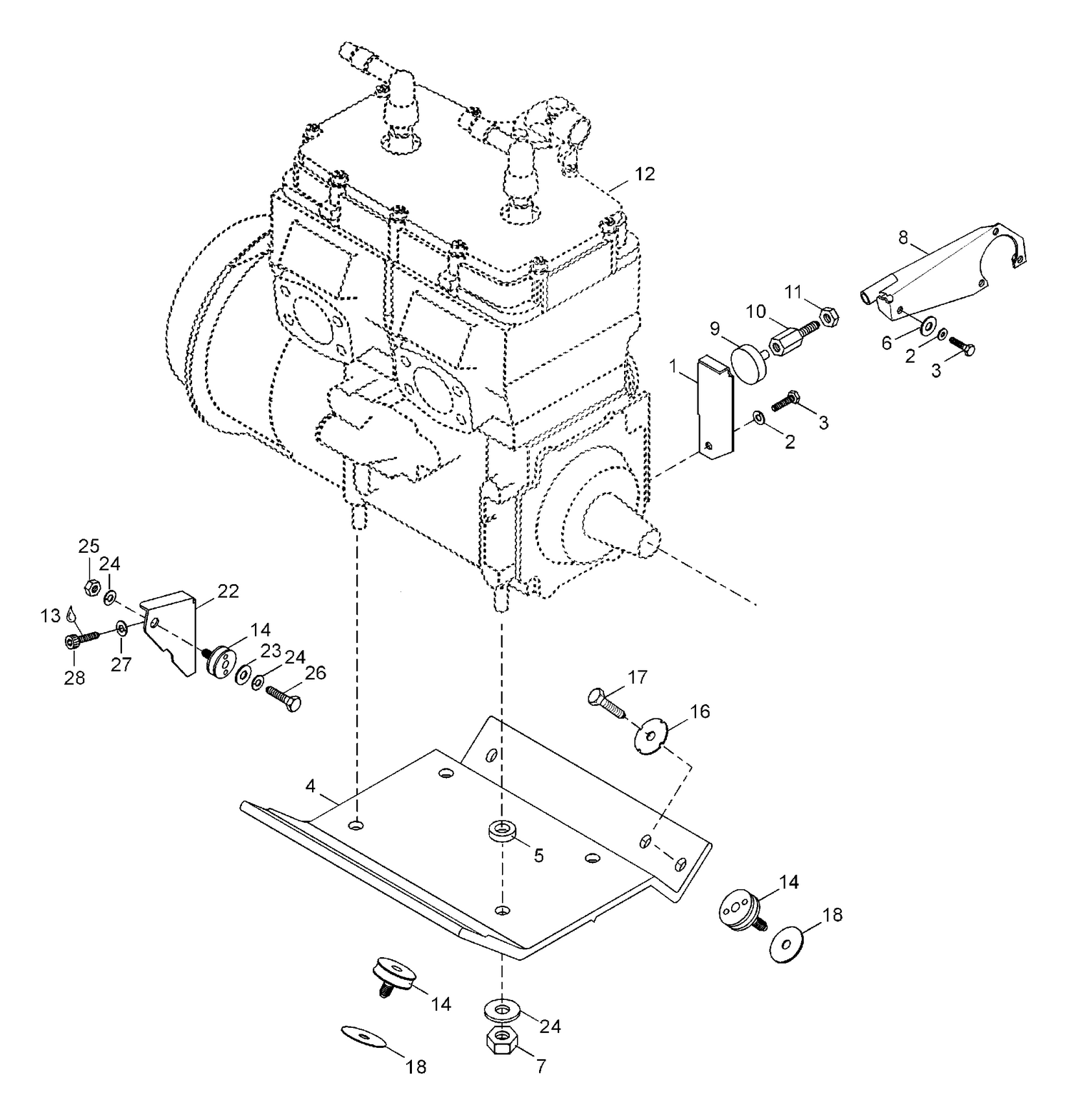 01- Engine Mount Plate