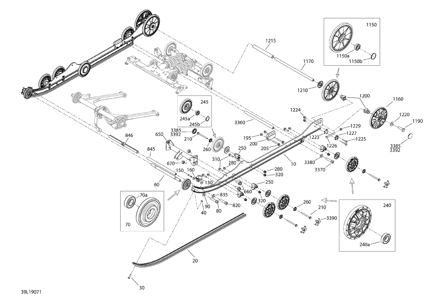 08- Rear Suspension Shocks   69 Ranger - Lower section