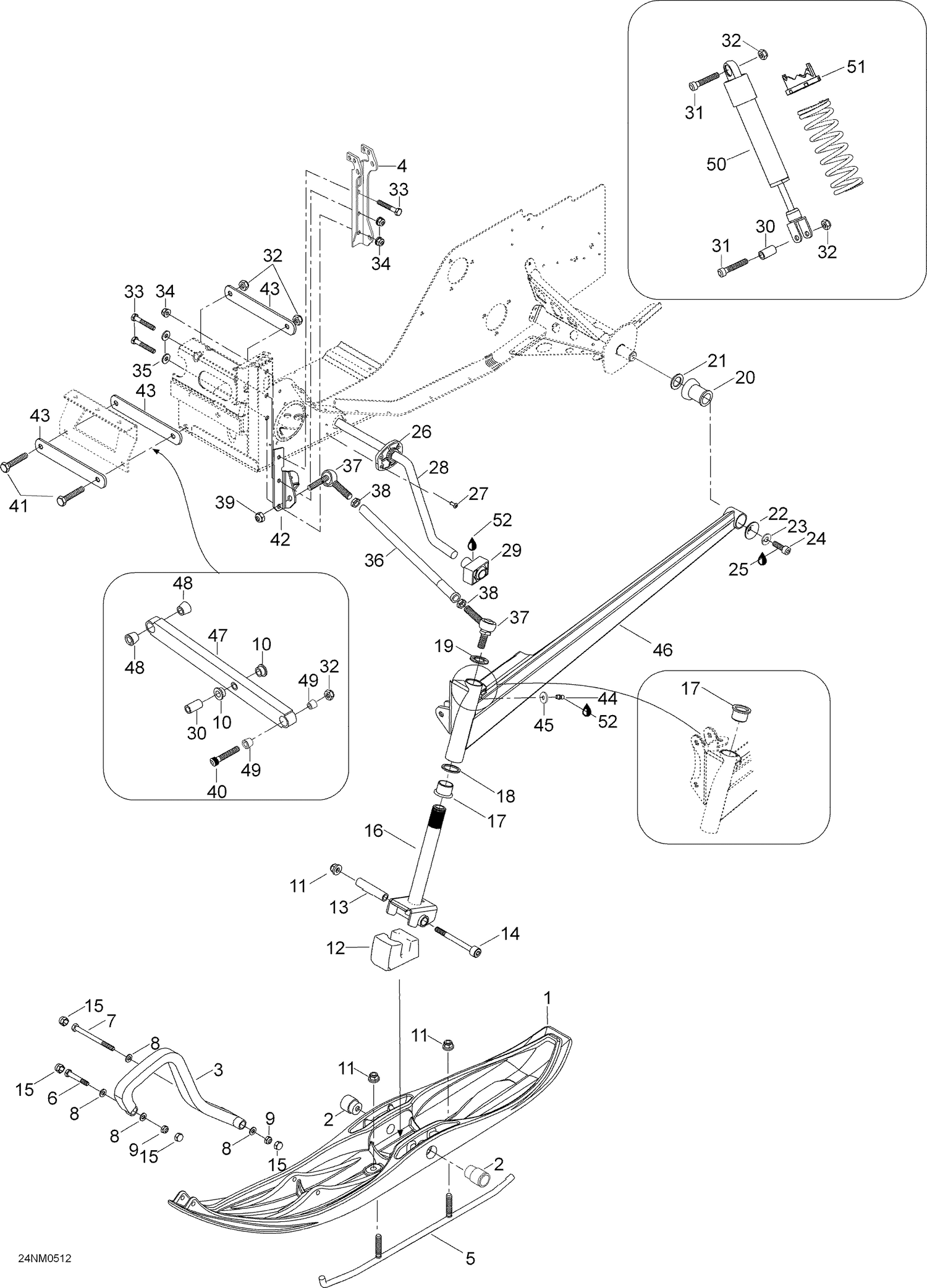 07- Front Suspension And Ski