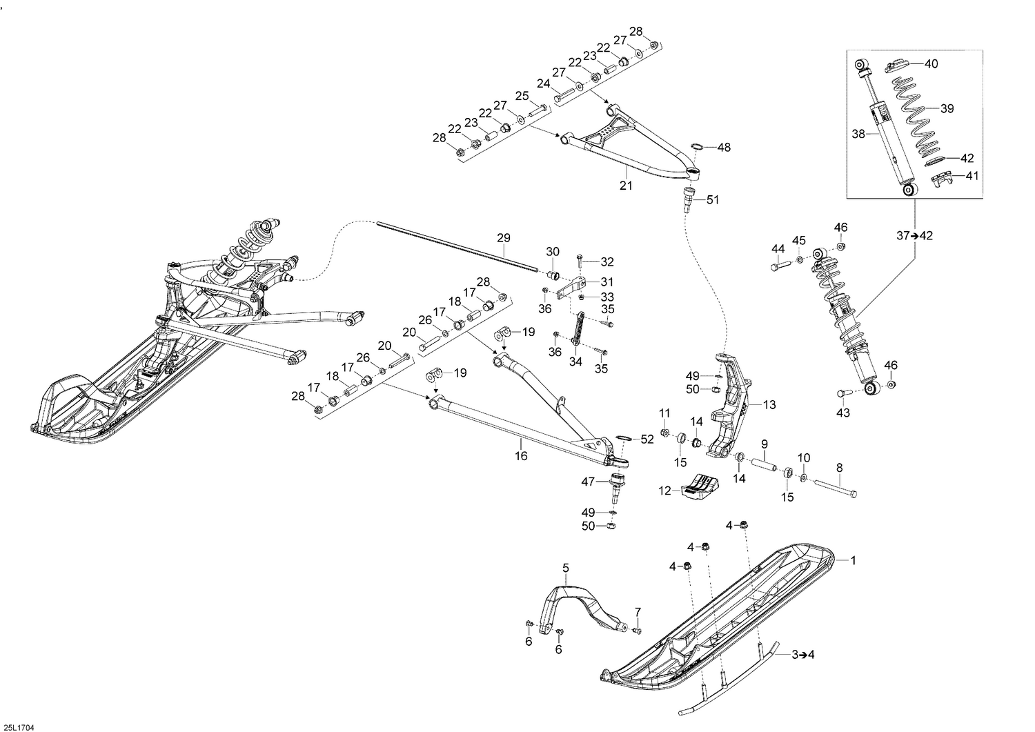 07- Front Suspension And Ski