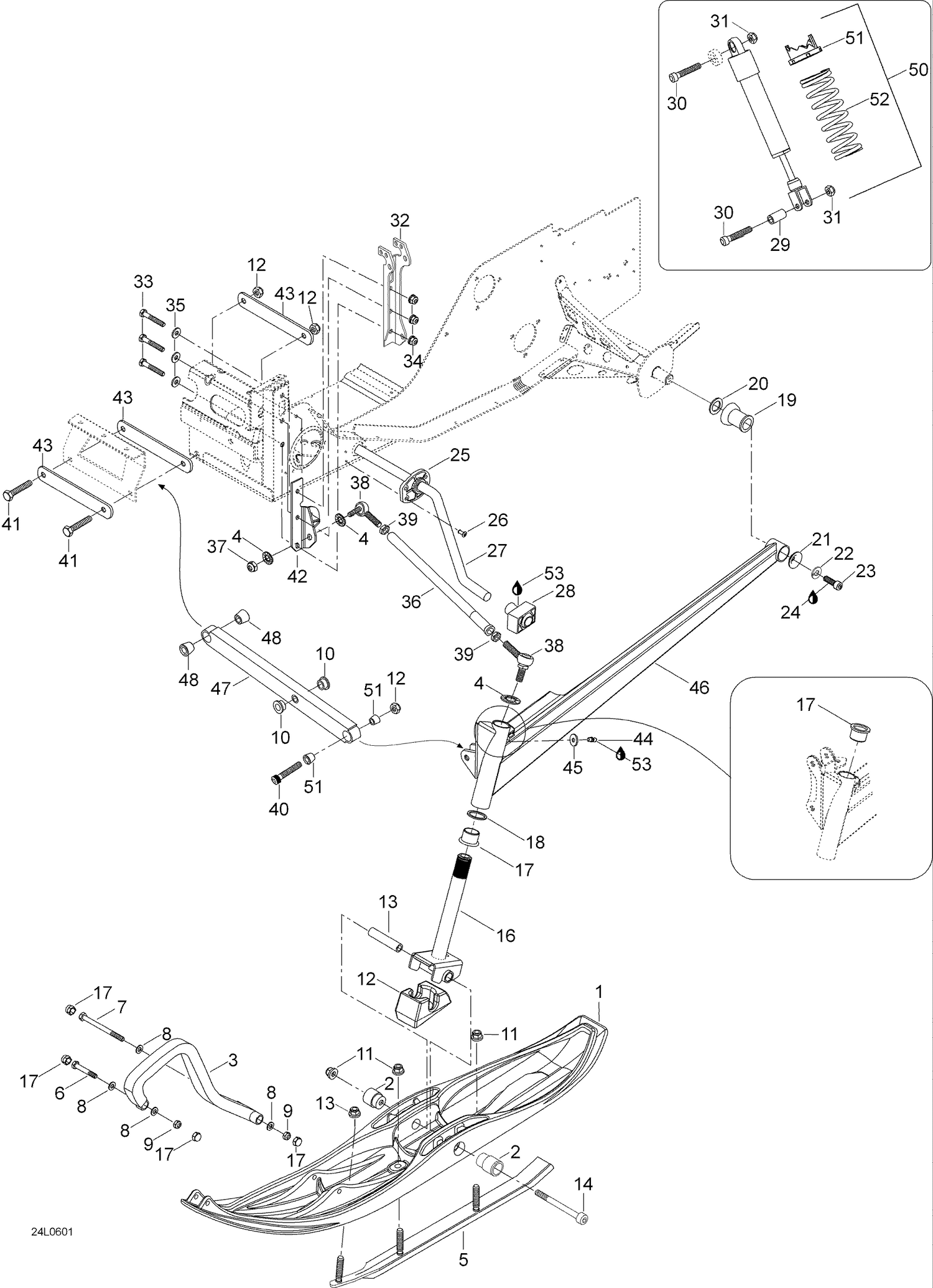 07- Front Suspension And Ski
