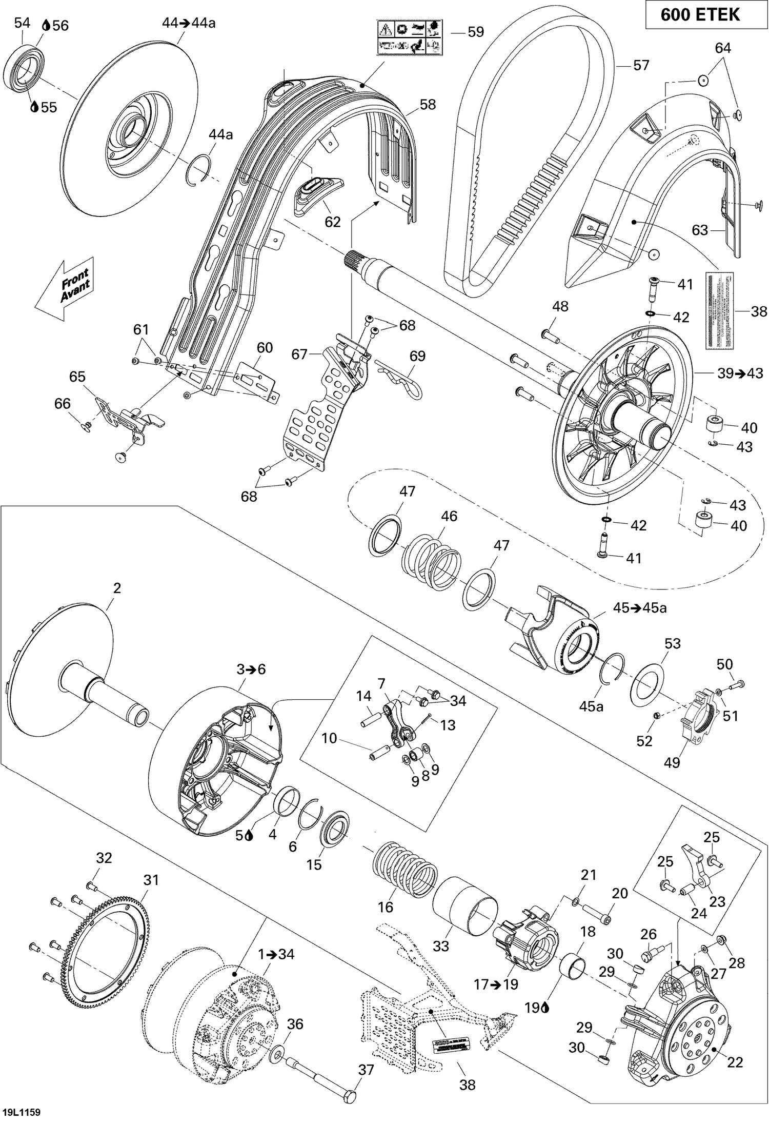 05- Pulley System 600HO ETEC