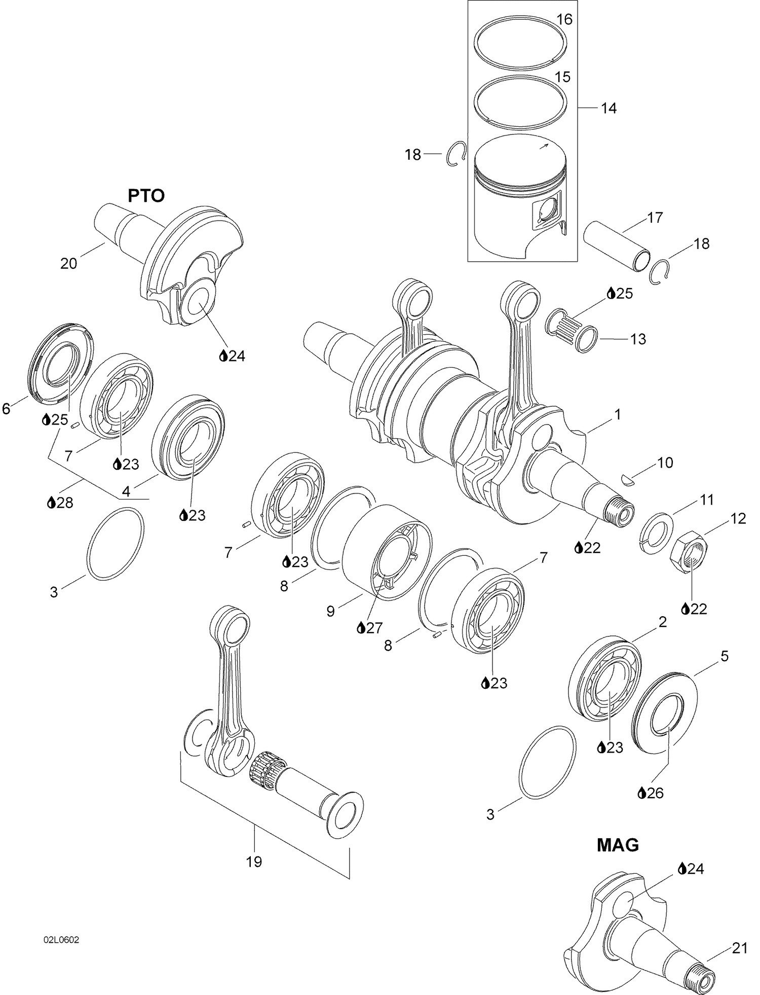 01- Crankshaft And Pistons