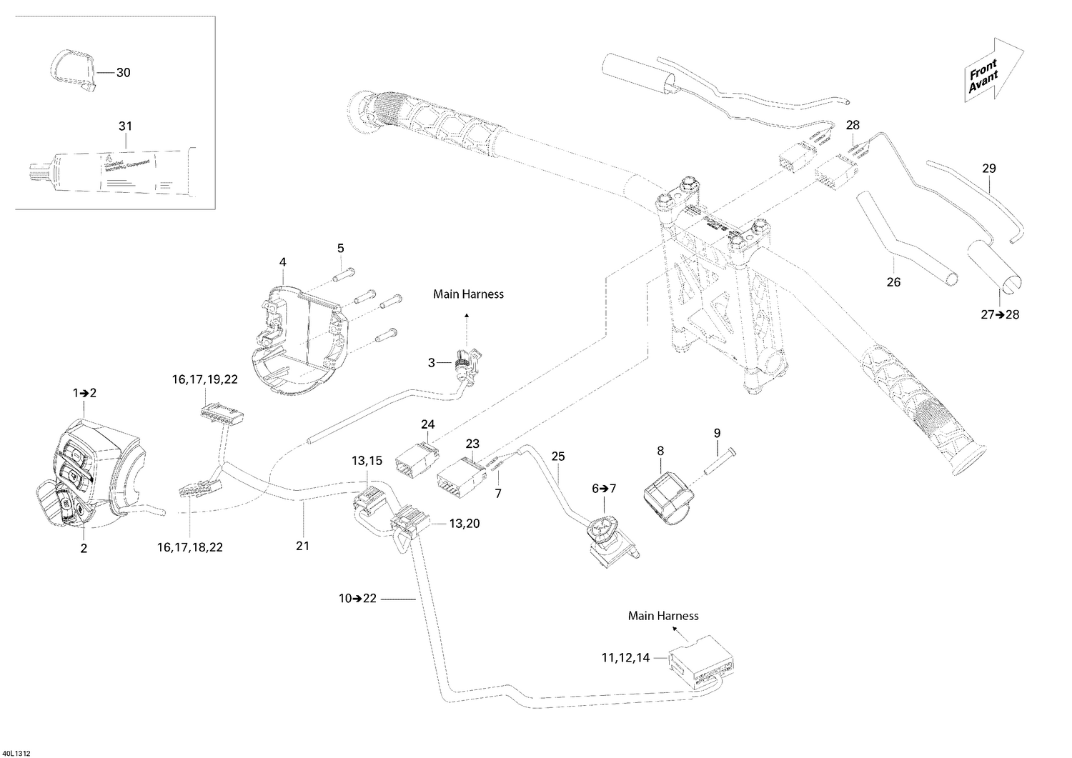 10- Steering Wiring Harness